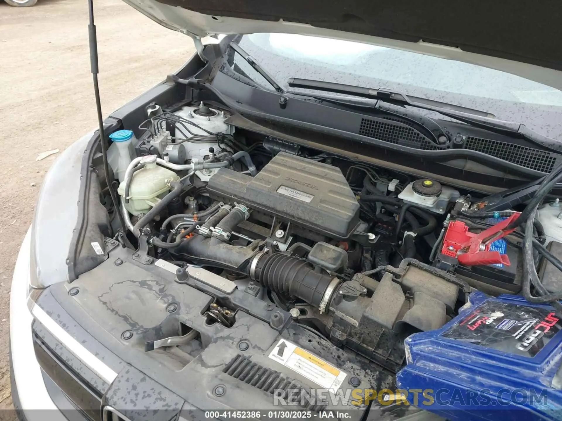 10 fotografías del automóvil dañado 5J6RW2H59LL027969 HONDA CR-V 2020