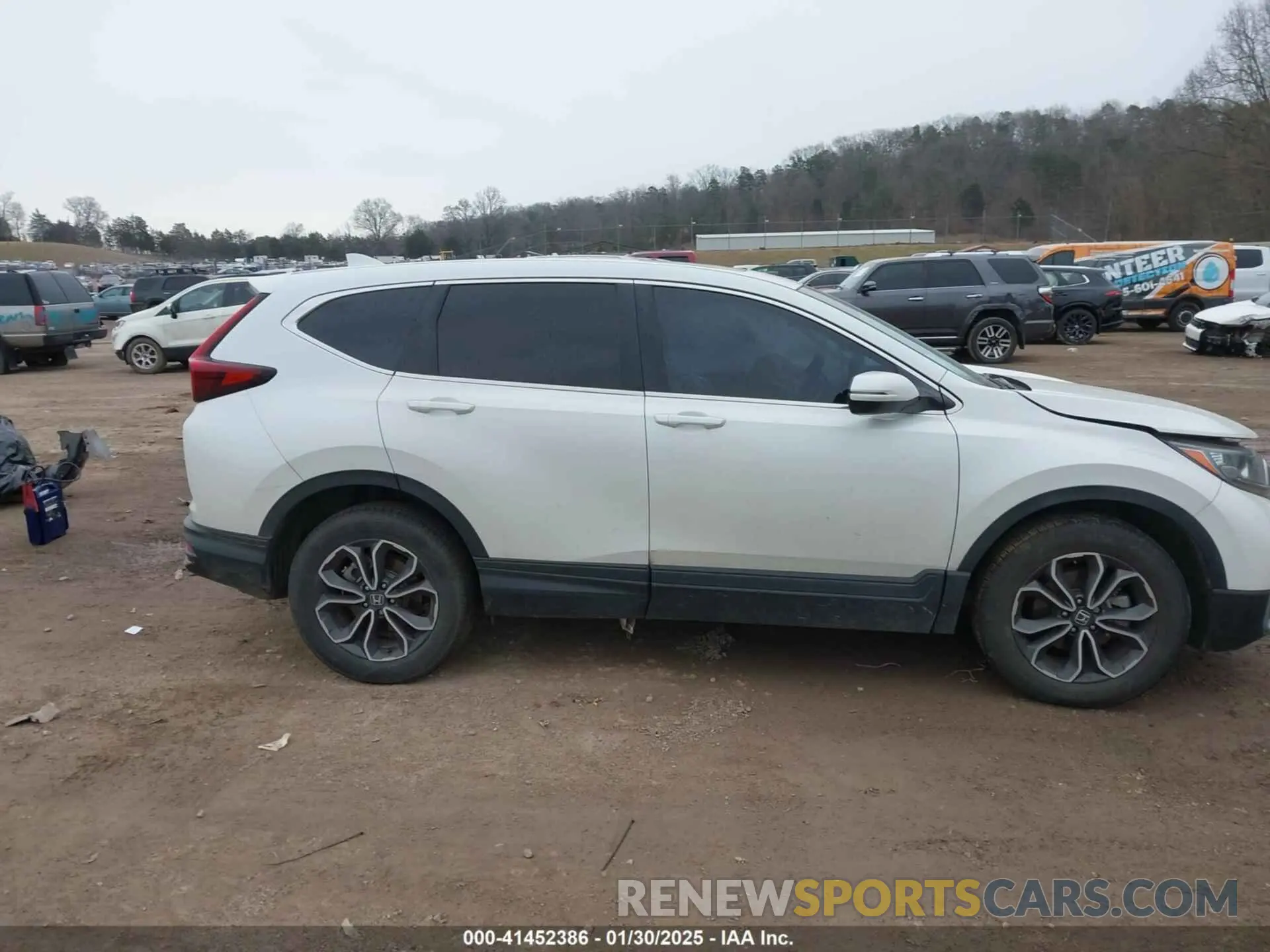 13 fotografías del automóvil dañado 5J6RW2H59LL027969 HONDA CR-V 2020