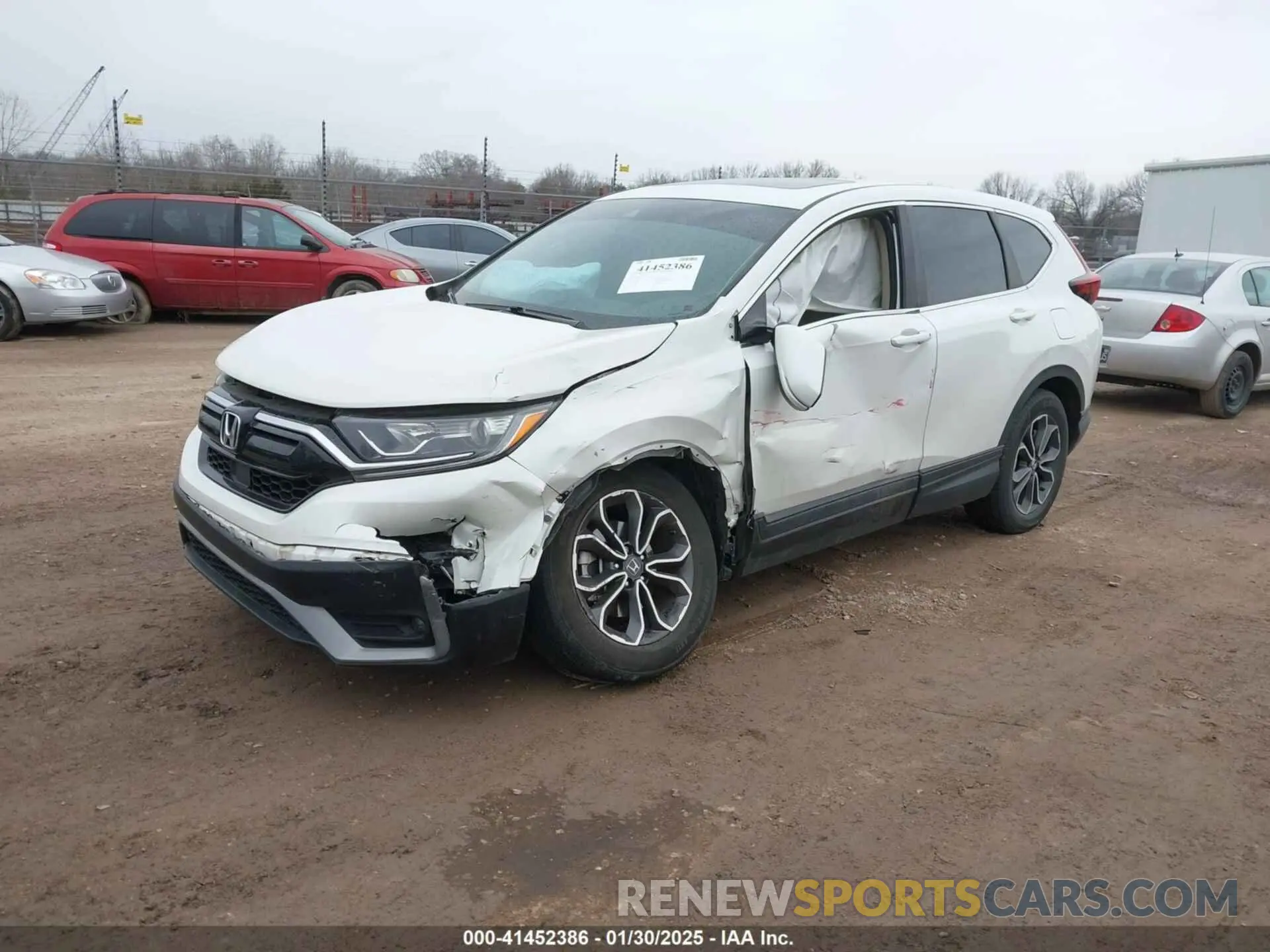 2 fotografías del automóvil dañado 5J6RW2H59LL027969 HONDA CR-V 2020