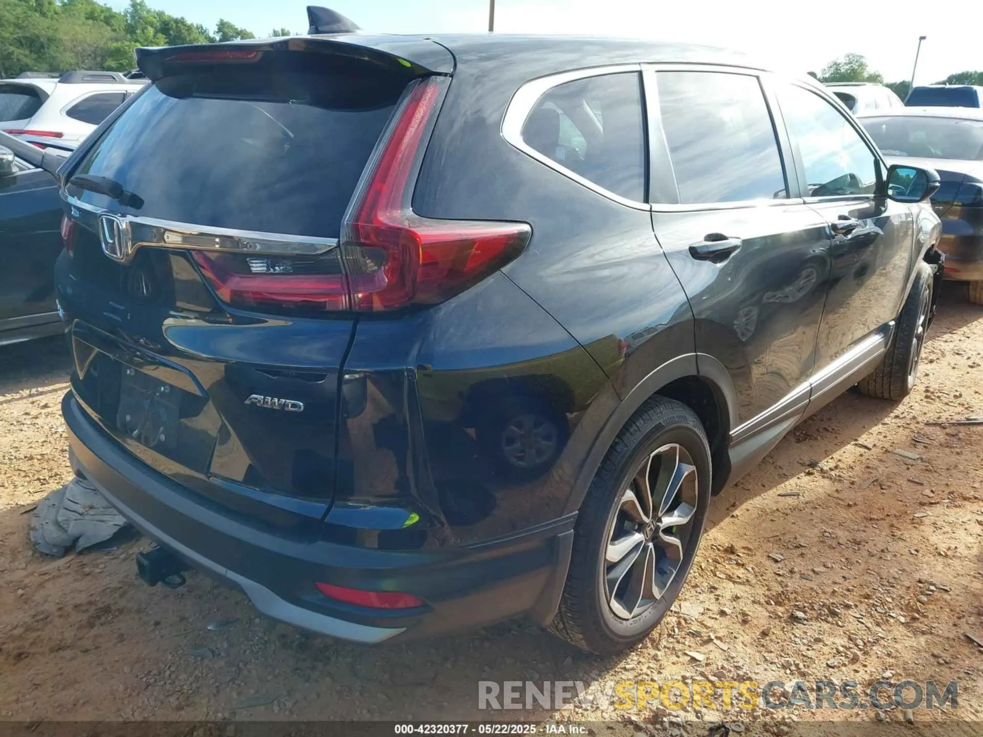 4 fotografías del automóvil dañado 5J6RW2H5XLA006091 HONDA CR-V 2020