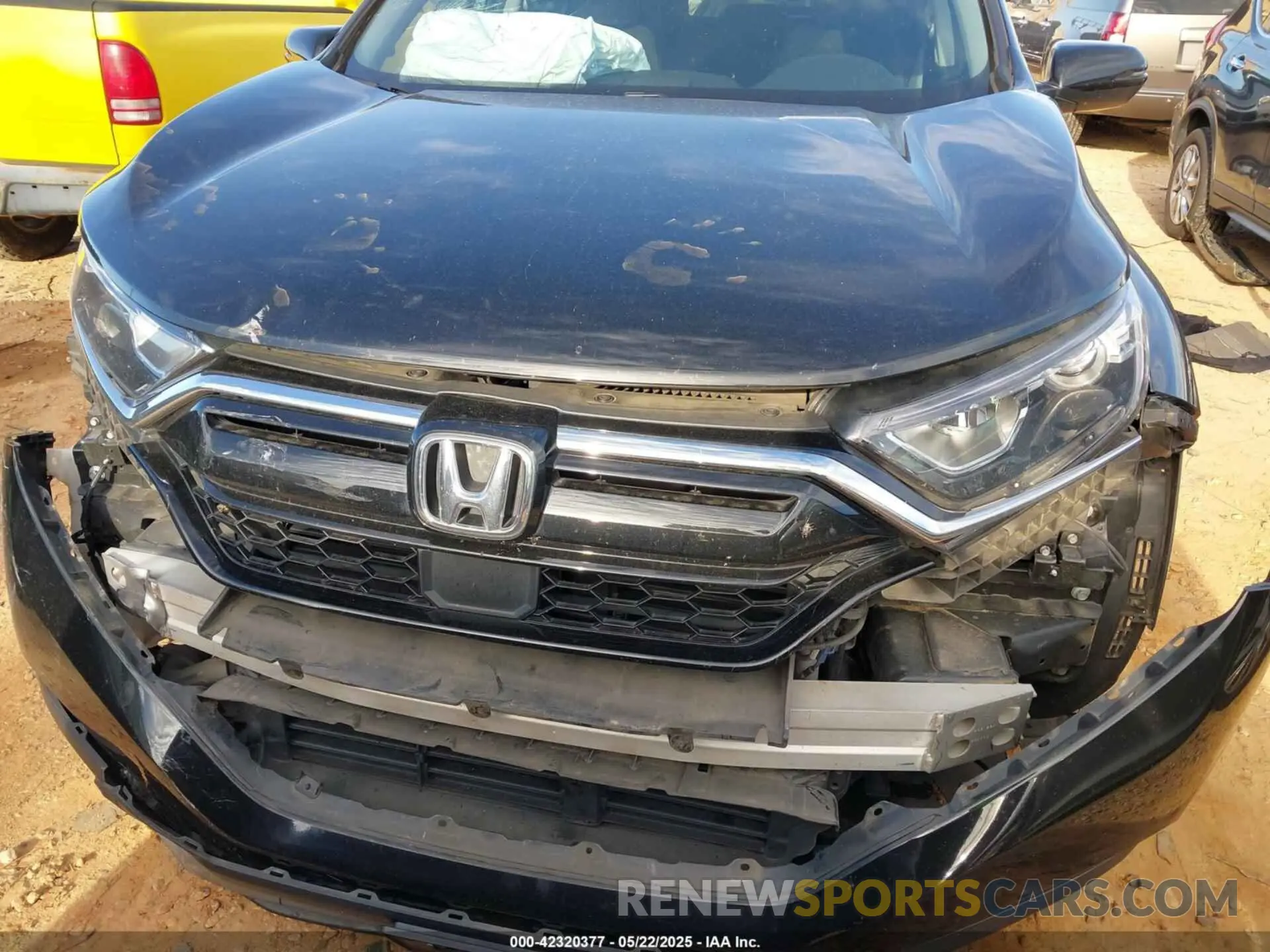 6 fotografías del automóvil dañado 5J6RW2H5XLA006091 HONDA CR-V 2020