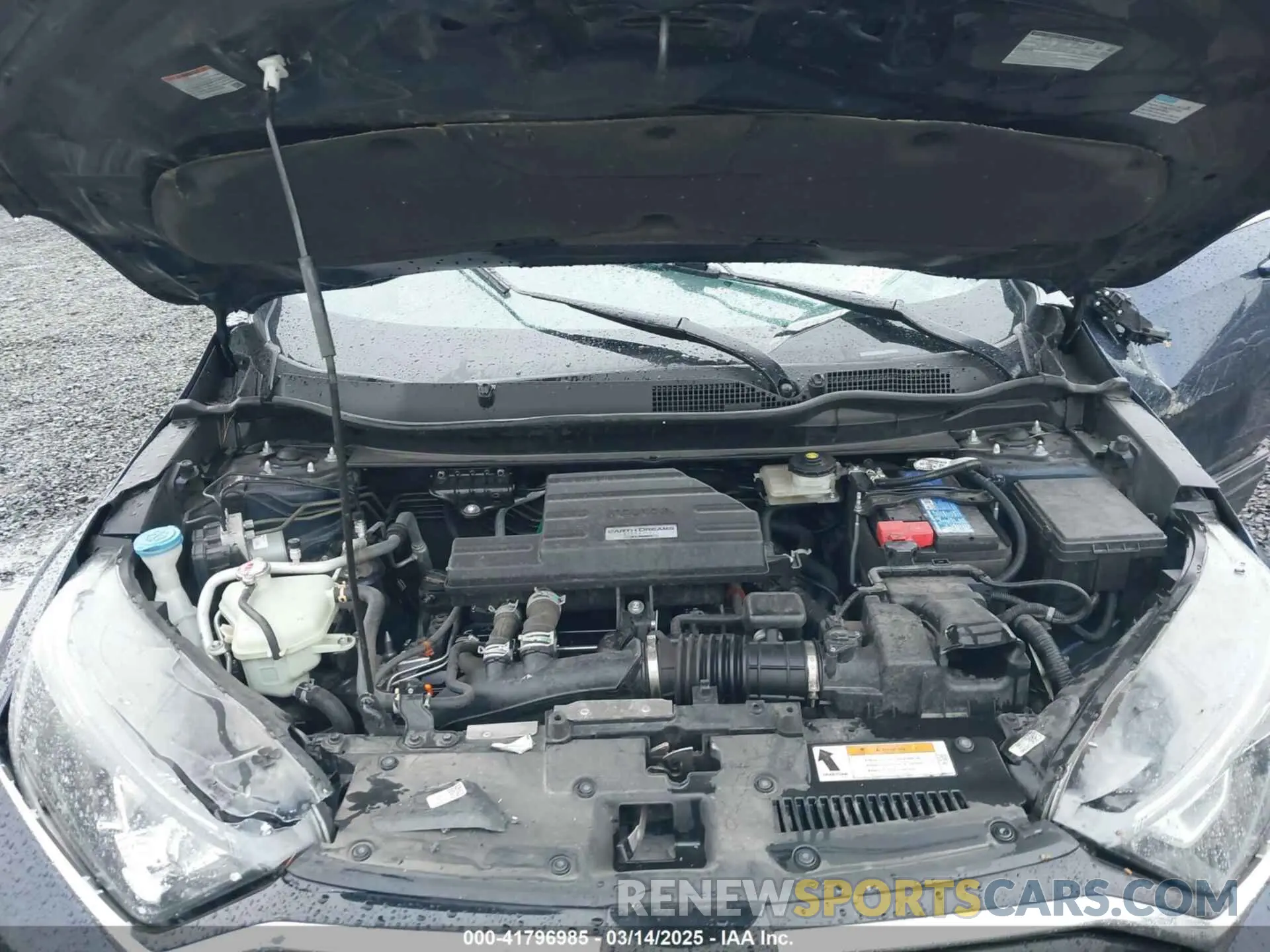 10 fotografías del automóvil dañado 5J6RW2H81LA005437 HONDA CR-V 2020