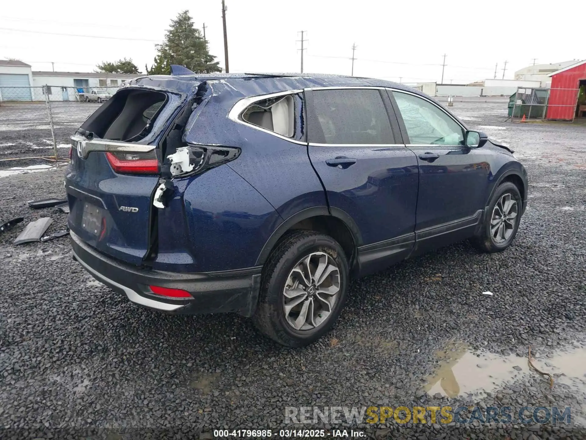 4 fotografías del automóvil dañado 5J6RW2H81LA005437 HONDA CR-V 2020