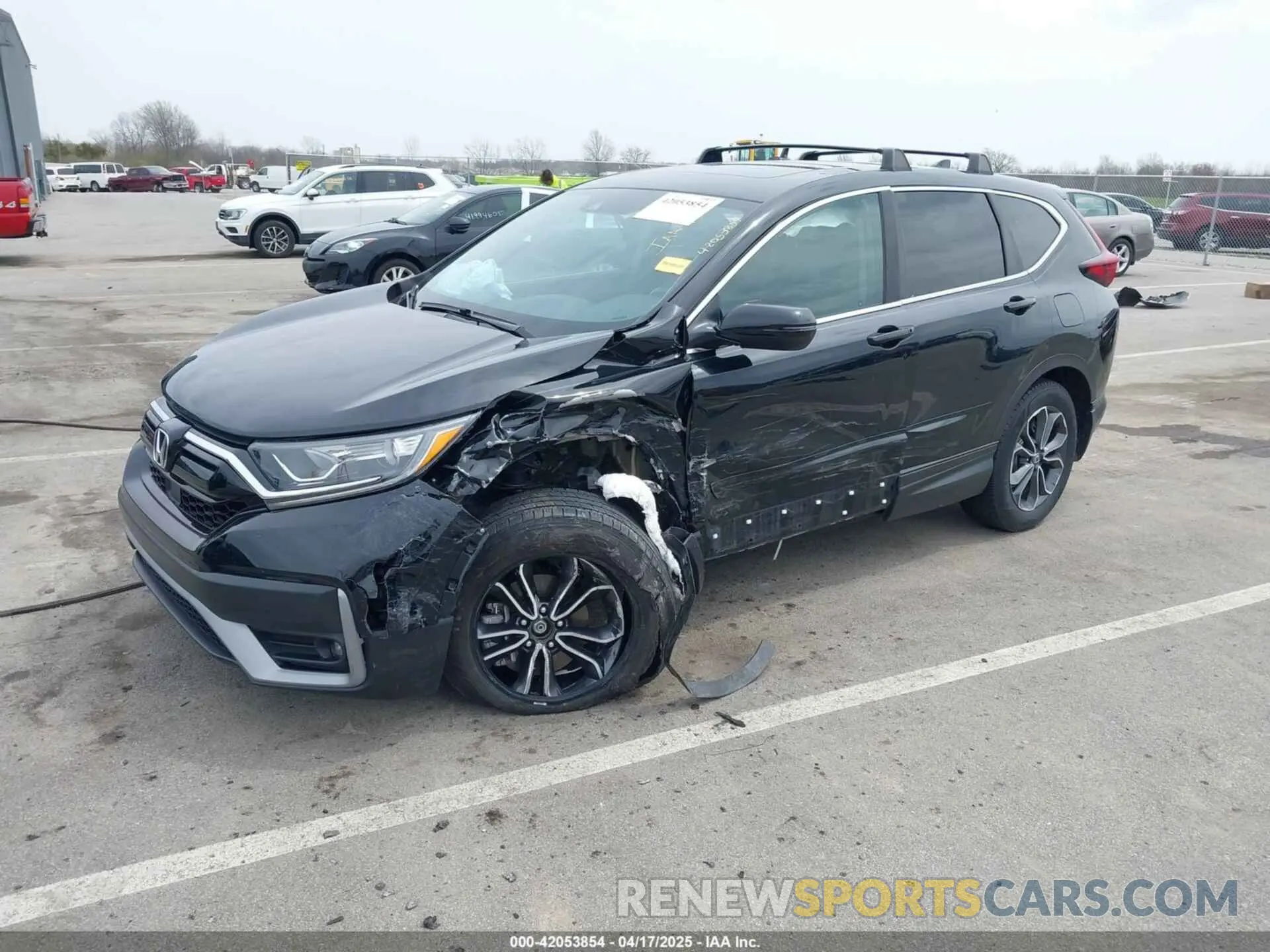 2 fotografías del automóvil dañado 5J6RW2H81LL032206 HONDA CR-V 2020