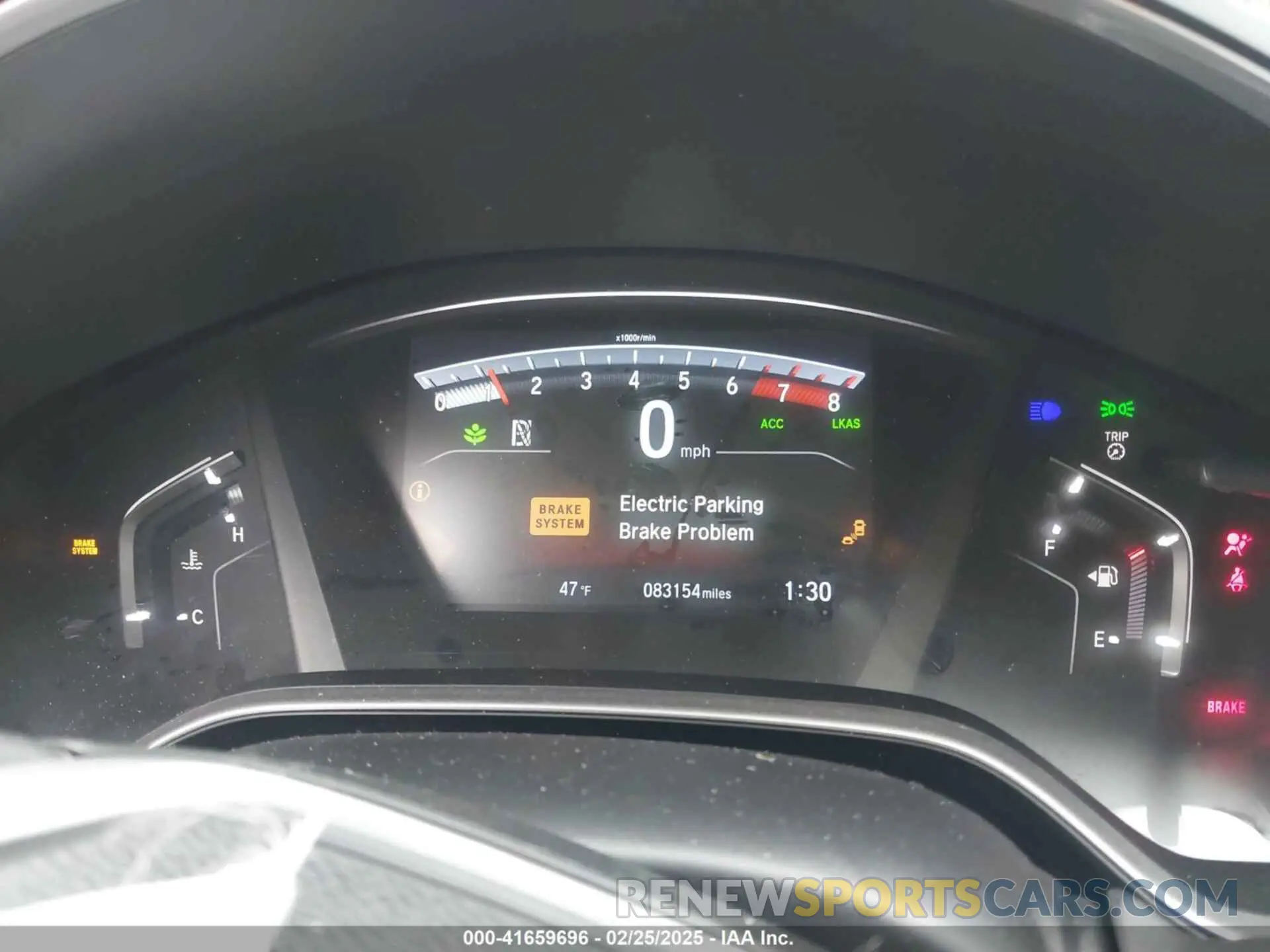7 fotografías del automóvil dañado 5J6RW2H83LA001938 HONDA CR-V 2020