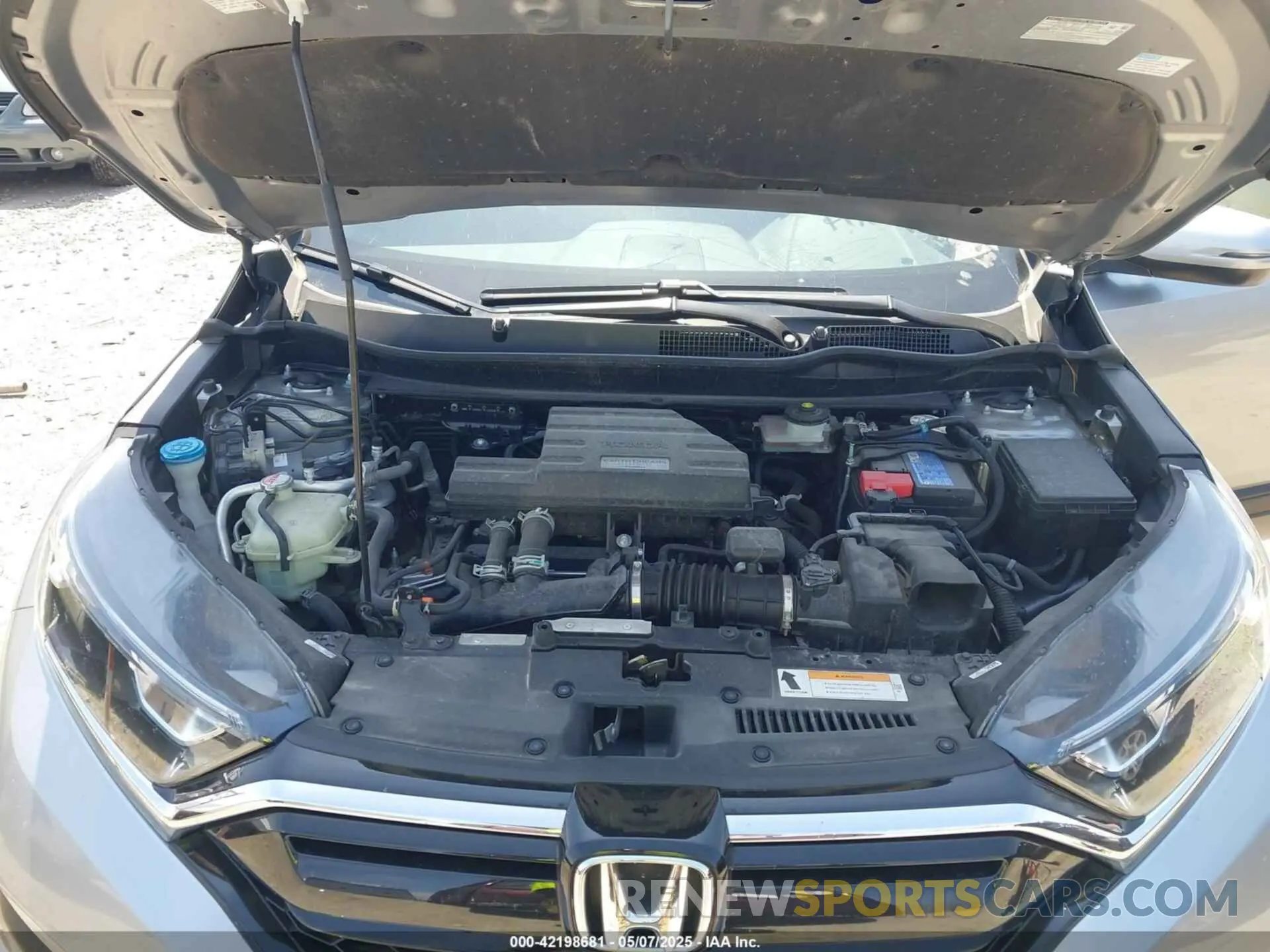 10 fotografías del automóvil dañado 5J6RW2H83LL041537 HONDA CR-V 2020
