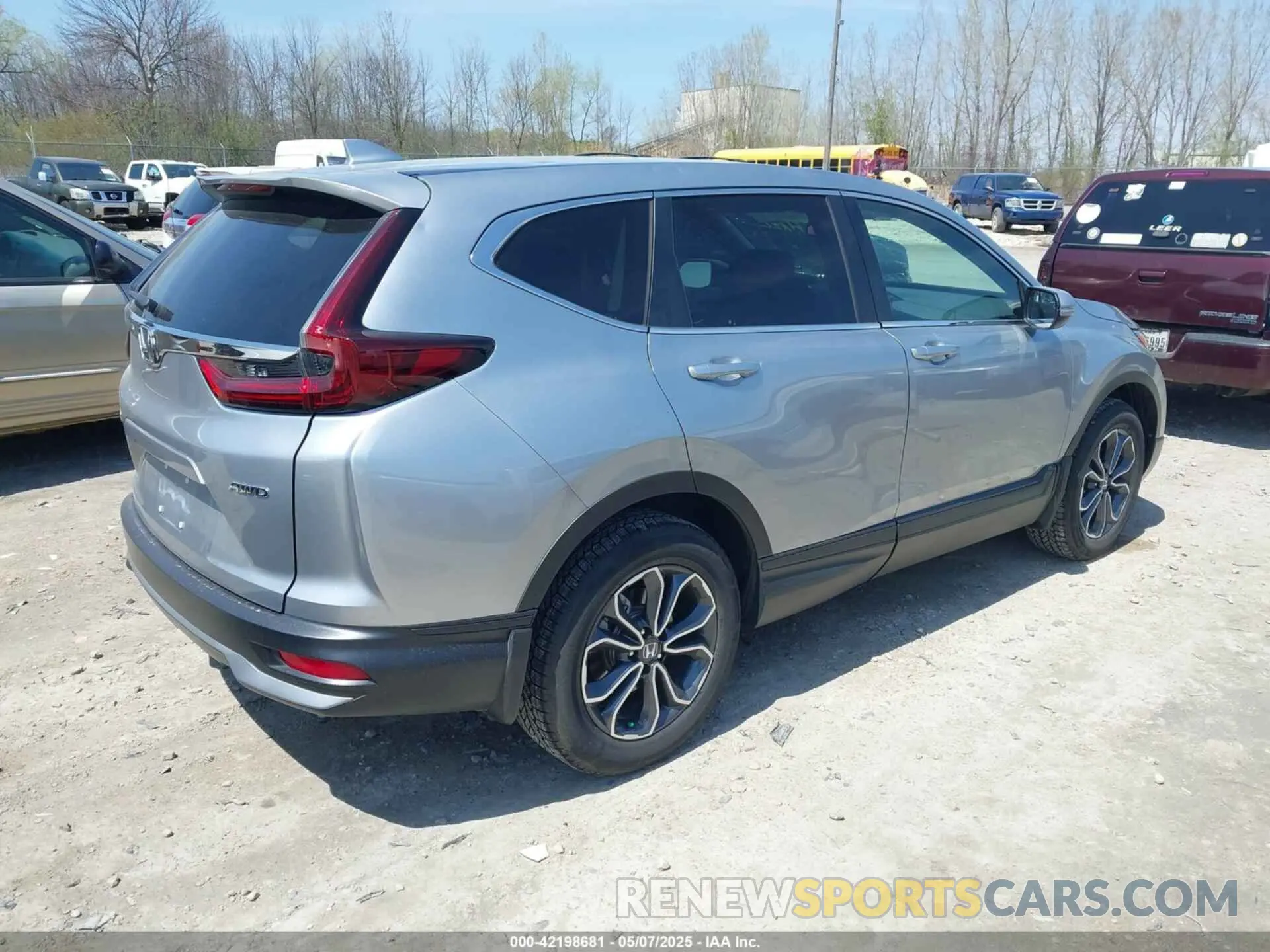 4 fotografías del automóvil dañado 5J6RW2H83LL041537 HONDA CR-V 2020