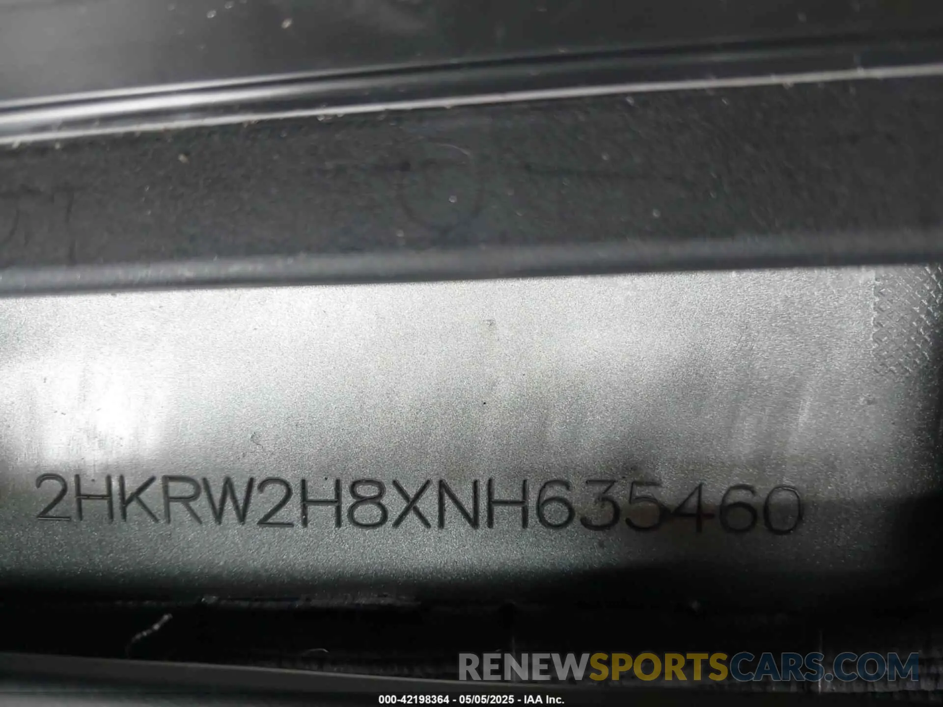 9 fotografías del automóvil dañado 5J6RW2H86LA019432 HONDA CR-V 2020