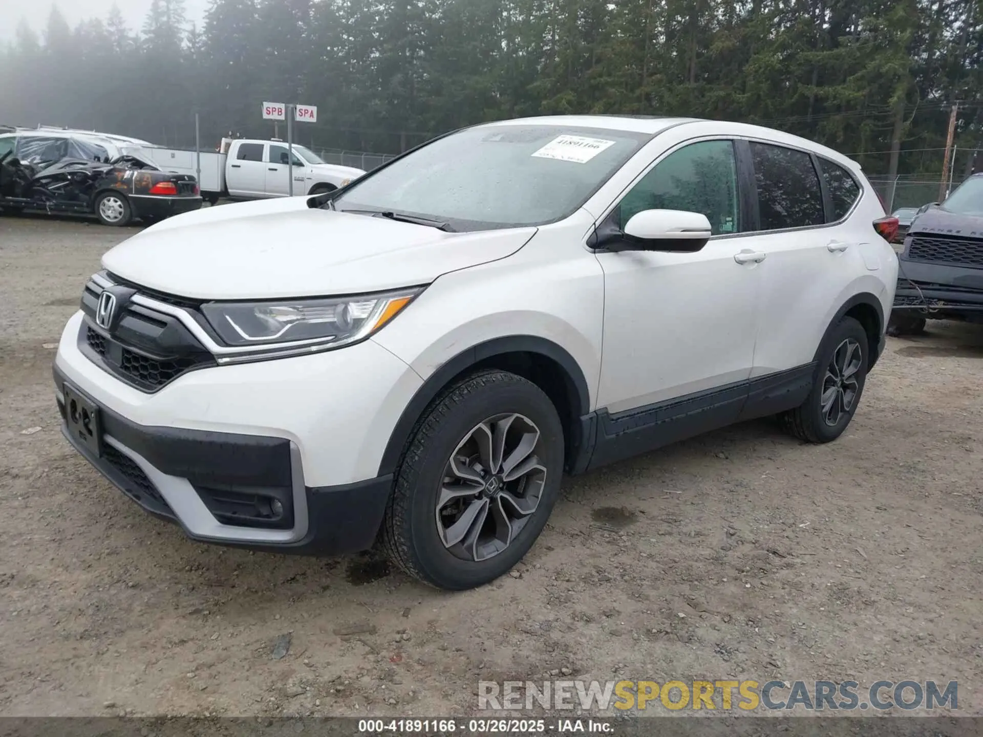 2 fotografías del automóvil dañado 5J6RW2H87LA005989 HONDA CR-V 2020