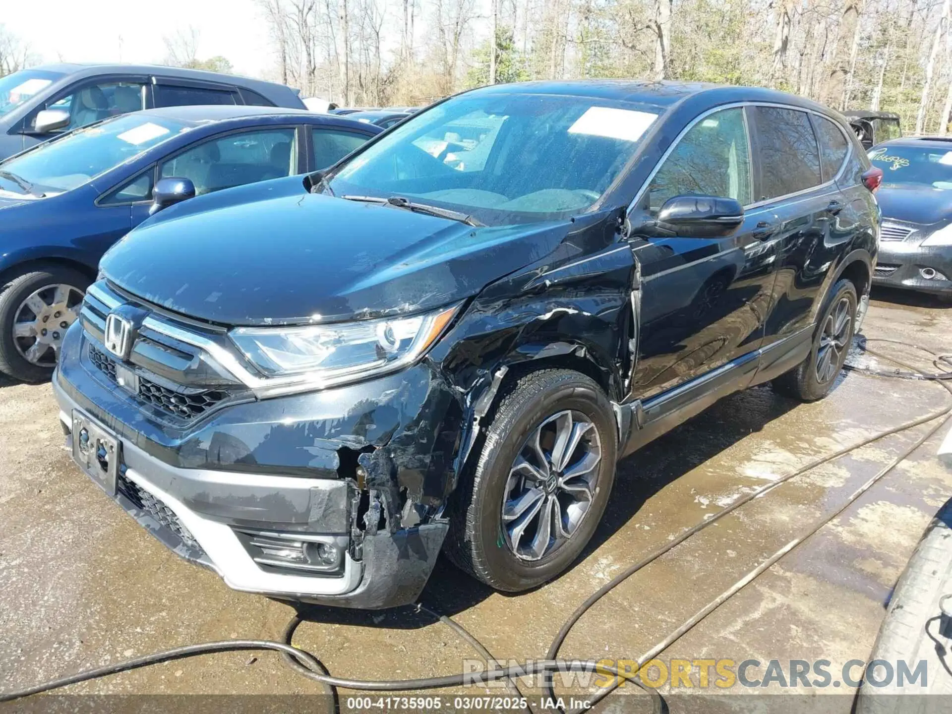 2 fotografías del automóvil dañado 5J6RW2H88LL011126 HONDA CR-V 2020
