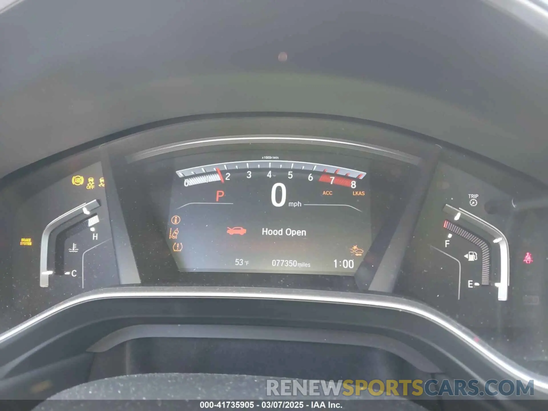 7 fotografías del automóvil dañado 5J6RW2H88LL011126 HONDA CR-V 2020