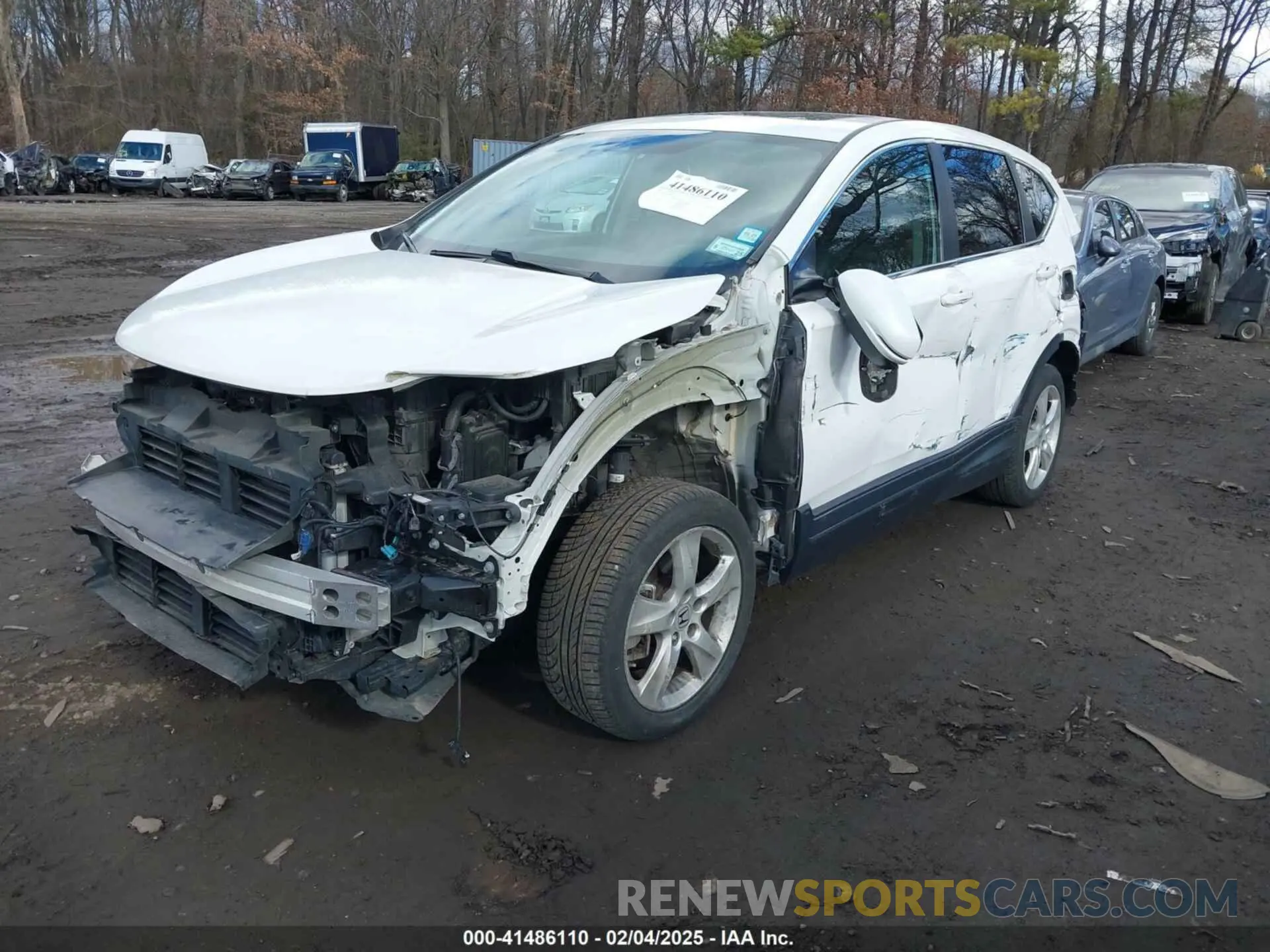 2 fotografías del automóvil dañado 5J6RW2H89LA008621 HONDA CR-V 2020