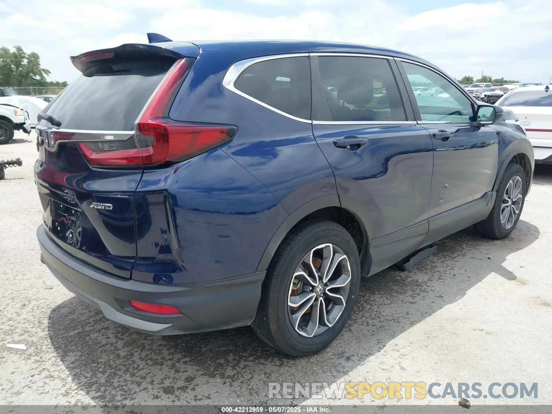 4 fotografías del automóvil dañado 5J6RW2H89LL021955 HONDA CR-V 2020