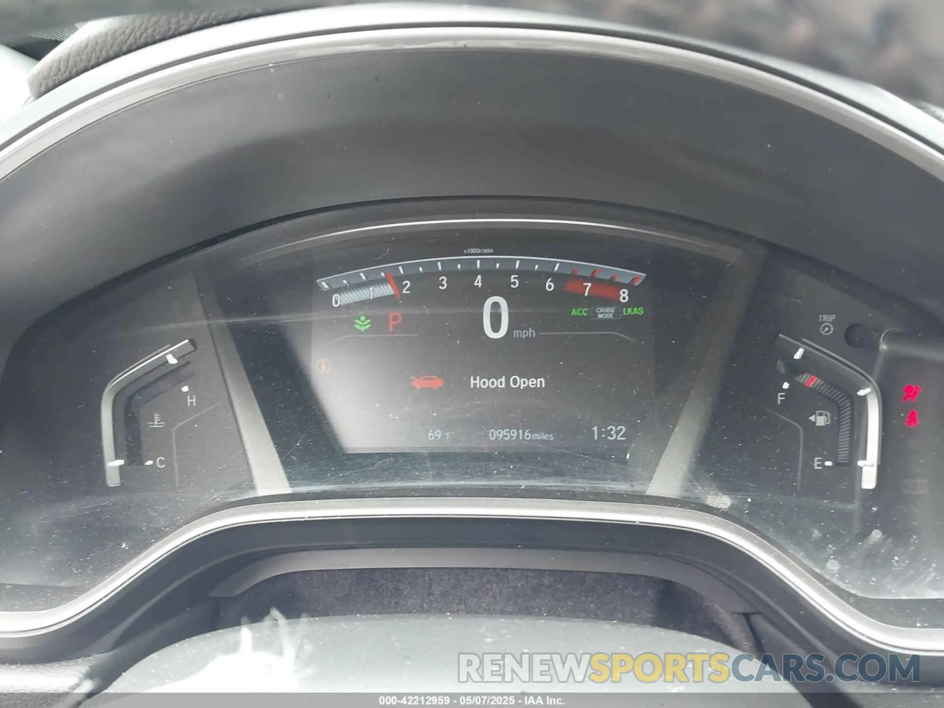 7 fotografías del automóvil dañado 5J6RW2H89LL021955 HONDA CR-V 2020