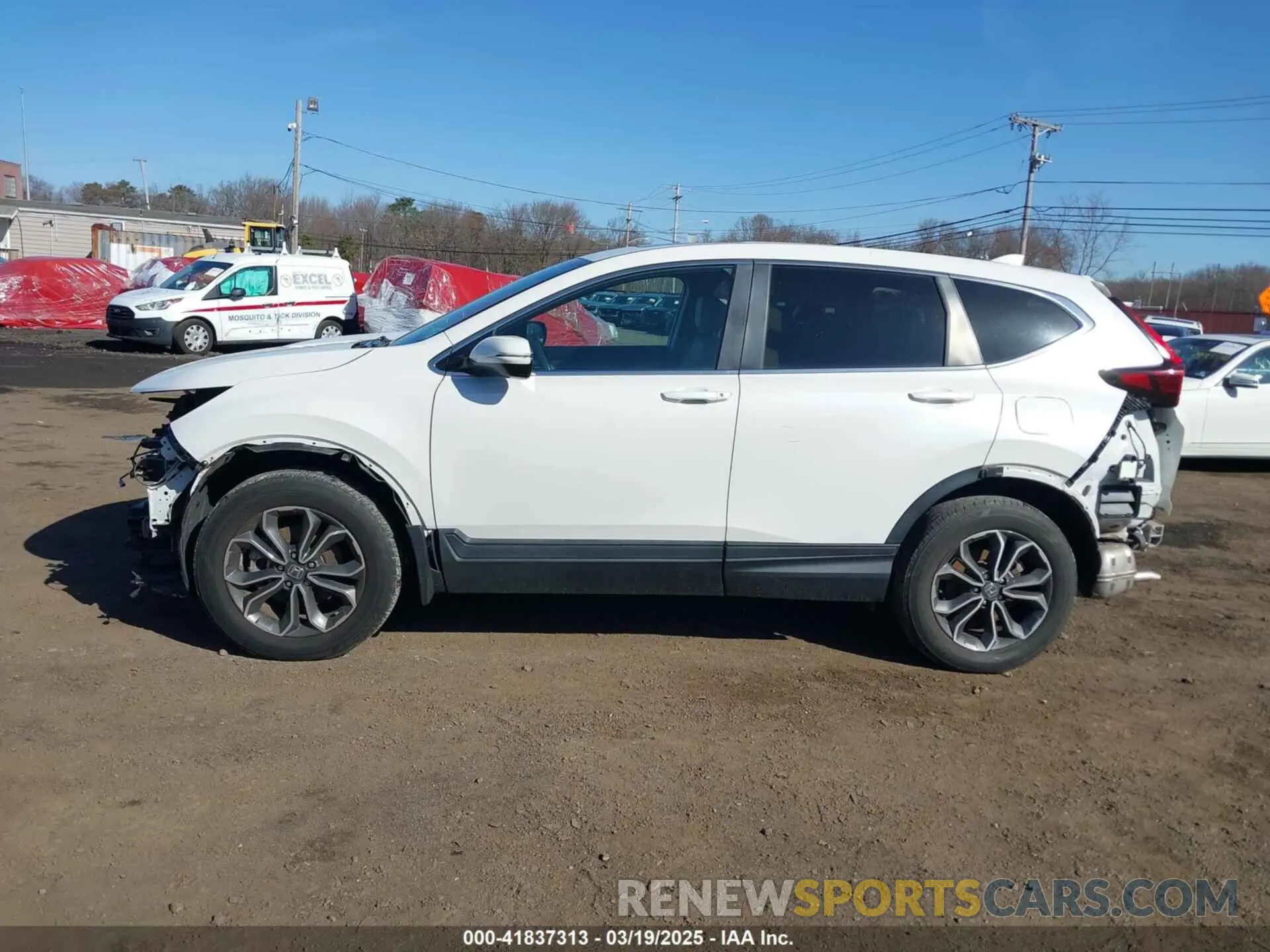14 fotografías del automóvil dañado 5J6RW2H8XLA019966 HONDA CR-V 2020