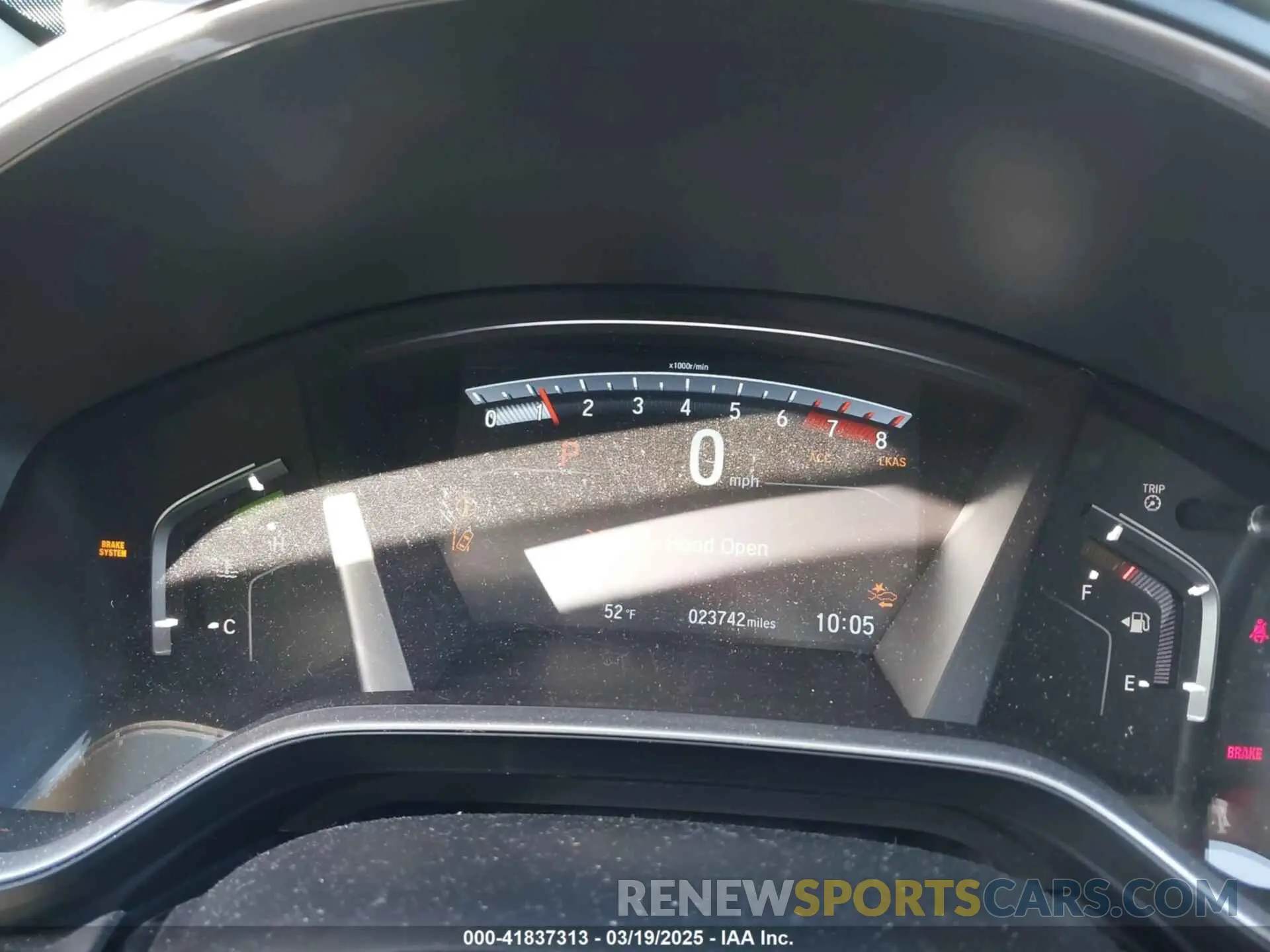 7 fotografías del automóvil dañado 5J6RW2H8XLA019966 HONDA CR-V 2020