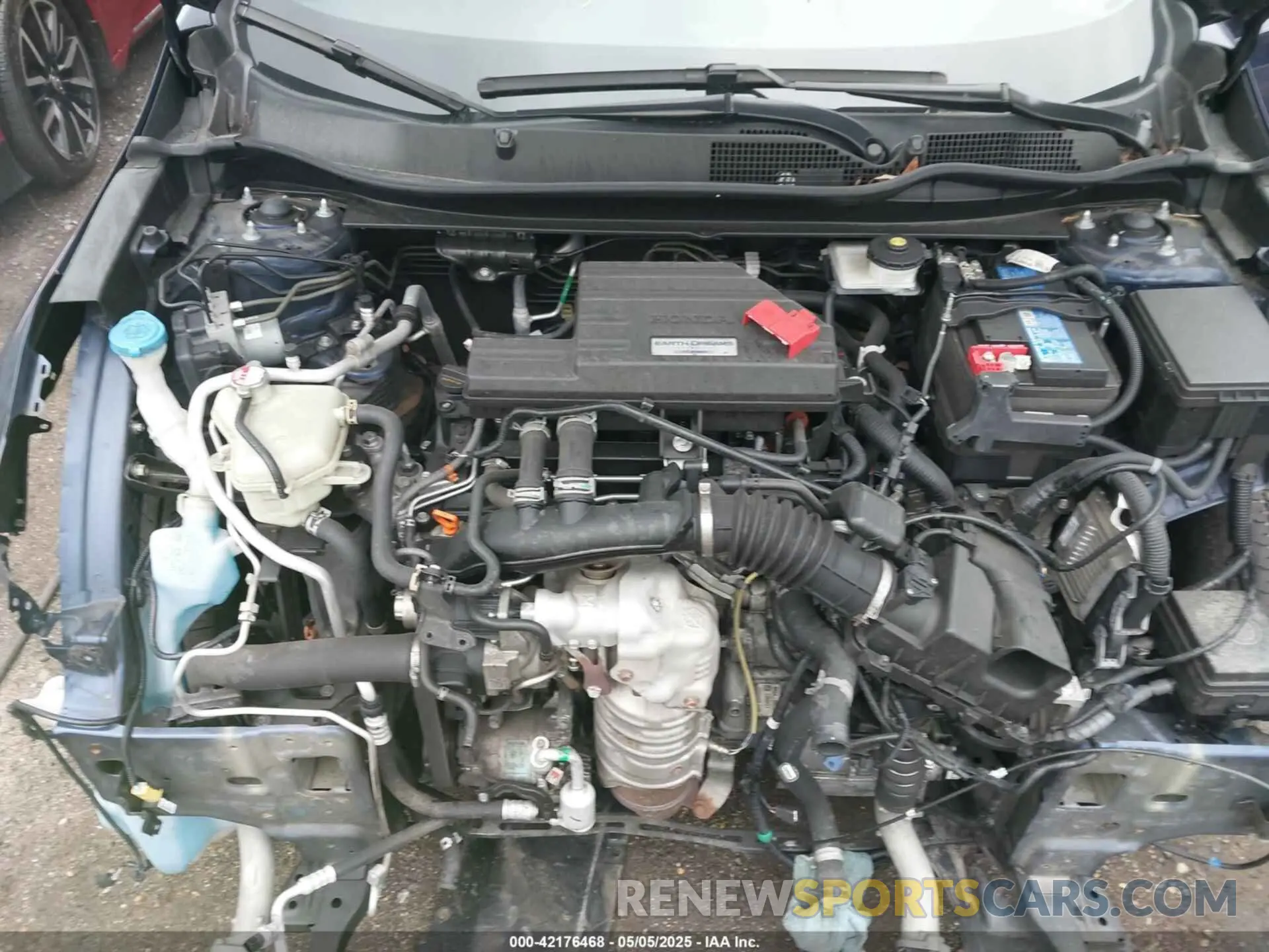 10 fotografías del automóvil dañado 5J6RW2H97LL008095 HONDA CR-V 2020