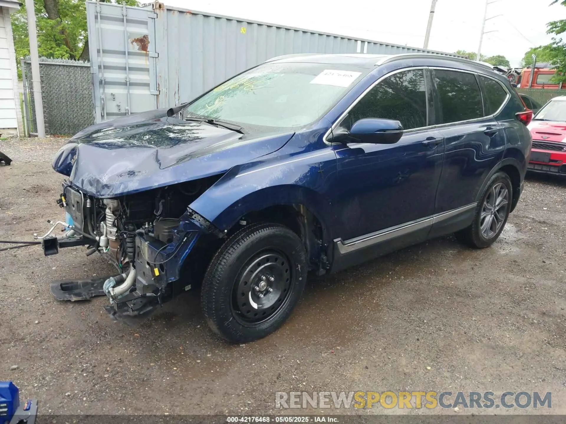 2 fotografías del automóvil dañado 5J6RW2H97LL008095 HONDA CR-V 2020