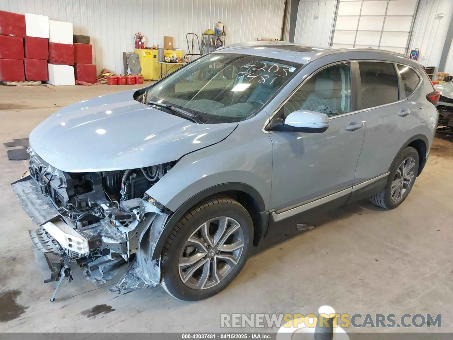 2 fotografías del automóvil dañado 5J6RW2H9XLL003621 HONDA CR-V 2020