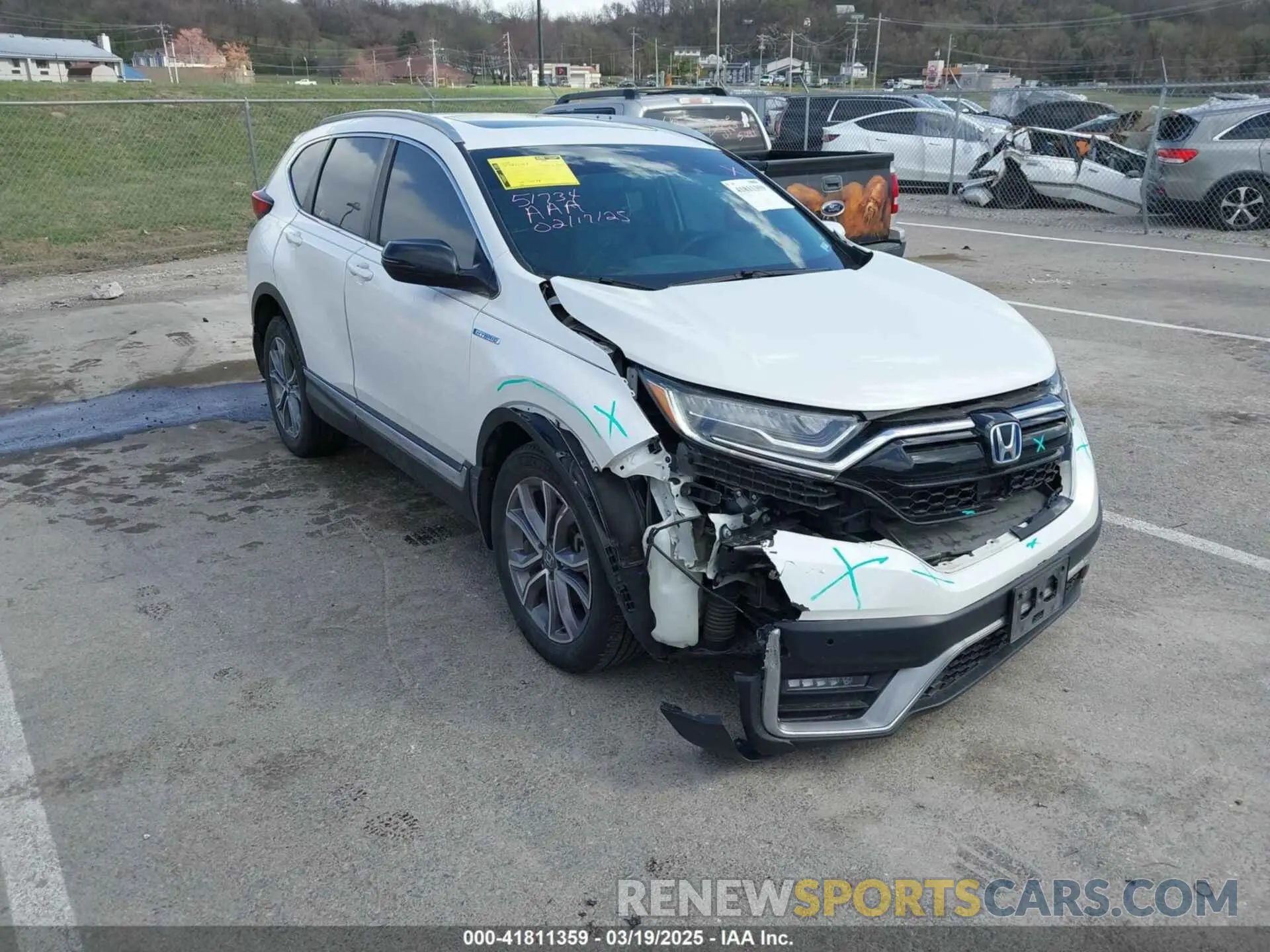 1 fotografías del automóvil dañado 7FART6H95LE017553 HONDA CR-V 2020