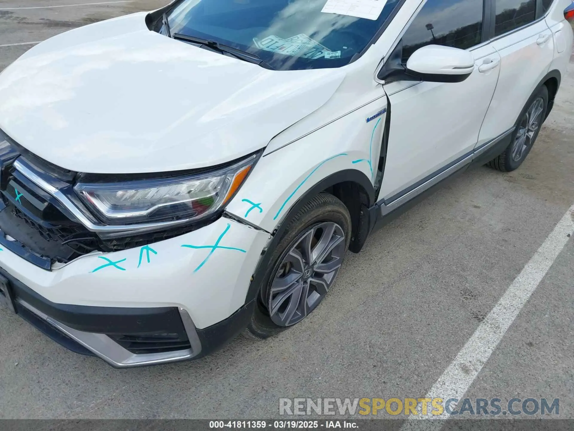17 fotografías del automóvil dañado 7FART6H95LE017553 HONDA CR-V 2020