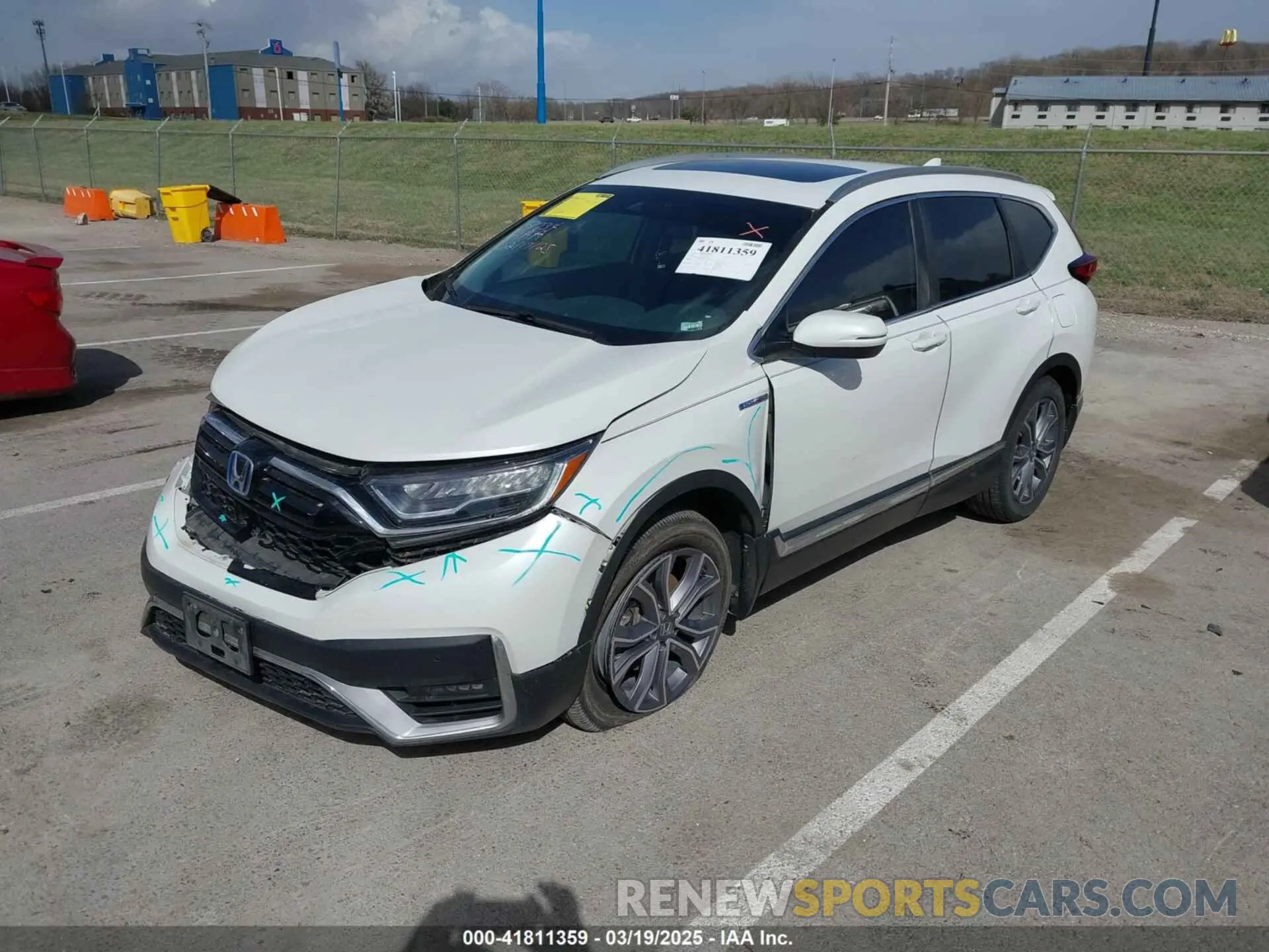 2 fotografías del automóvil dañado 7FART6H95LE017553 HONDA CR-V 2020