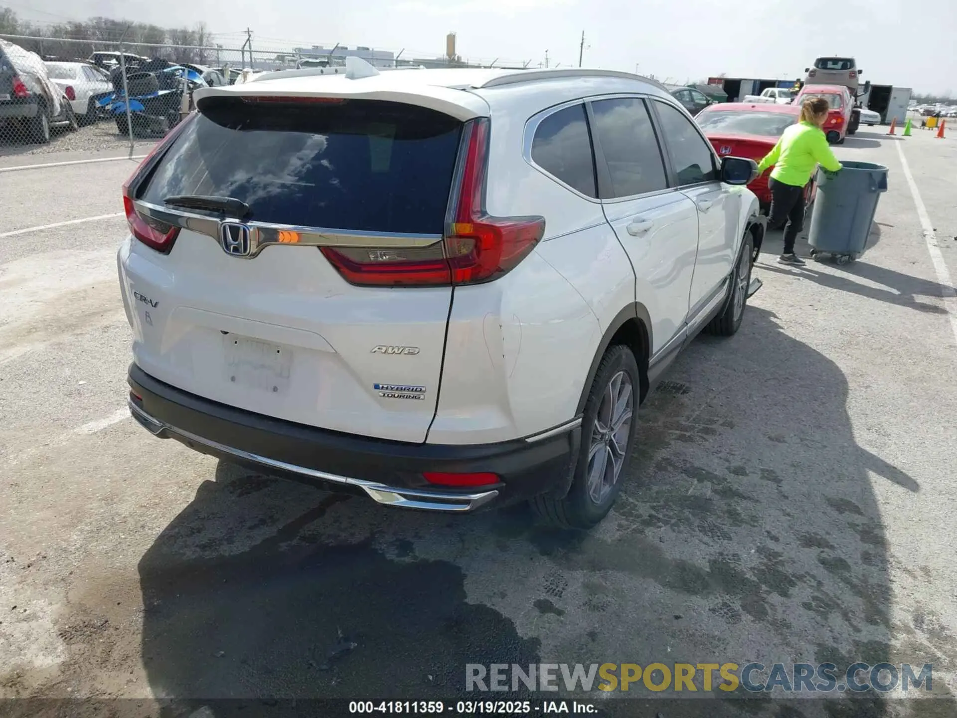 4 fotografías del automóvil dañado 7FART6H95LE017553 HONDA CR-V 2020