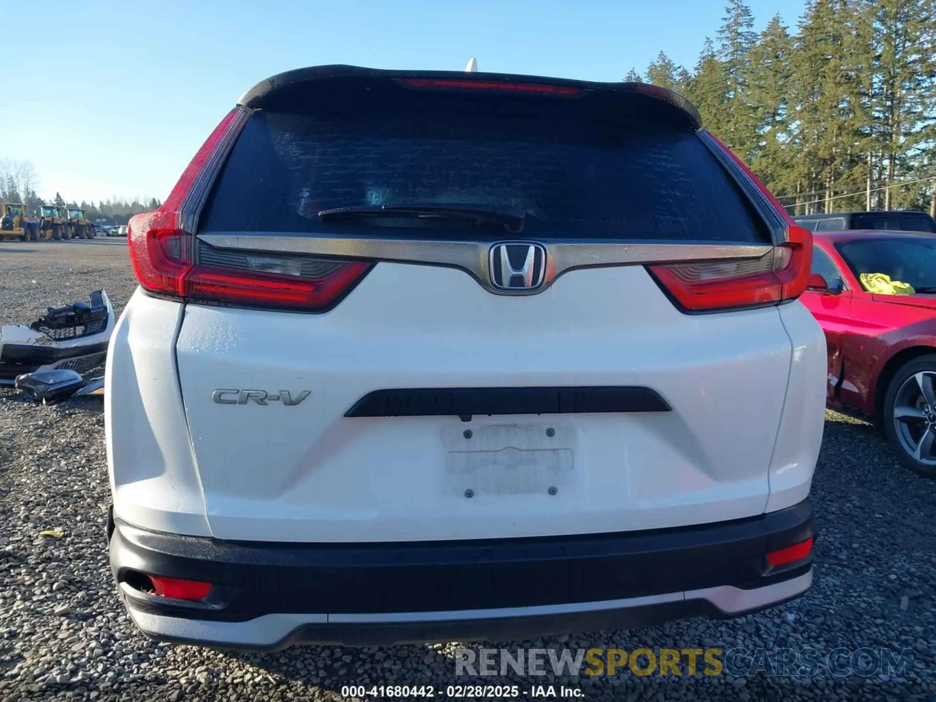 17 fotografías del automóvil dañado 7FARW1H29LE007833 HONDA CR-V 2020