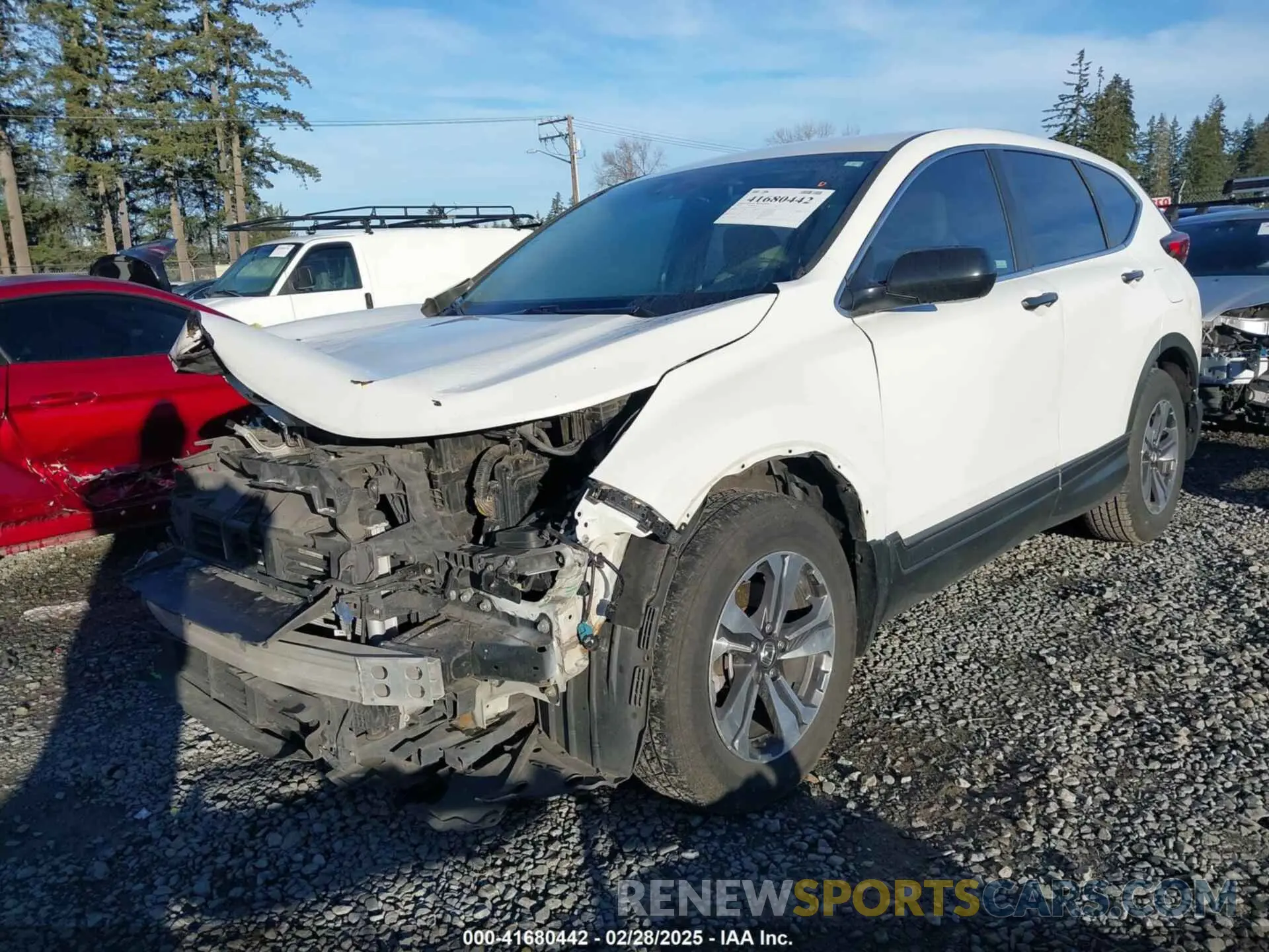 2 fotografías del automóvil dañado 7FARW1H29LE007833 HONDA CR-V 2020