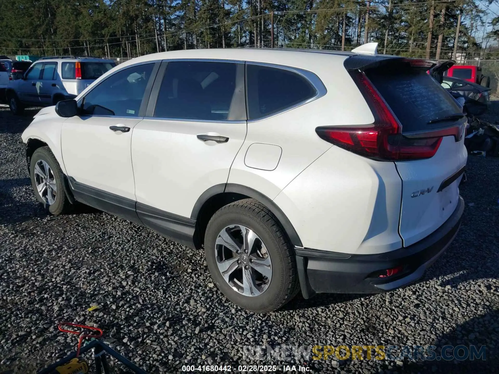 3 fotografías del automóvil dañado 7FARW1H29LE007833 HONDA CR-V 2020