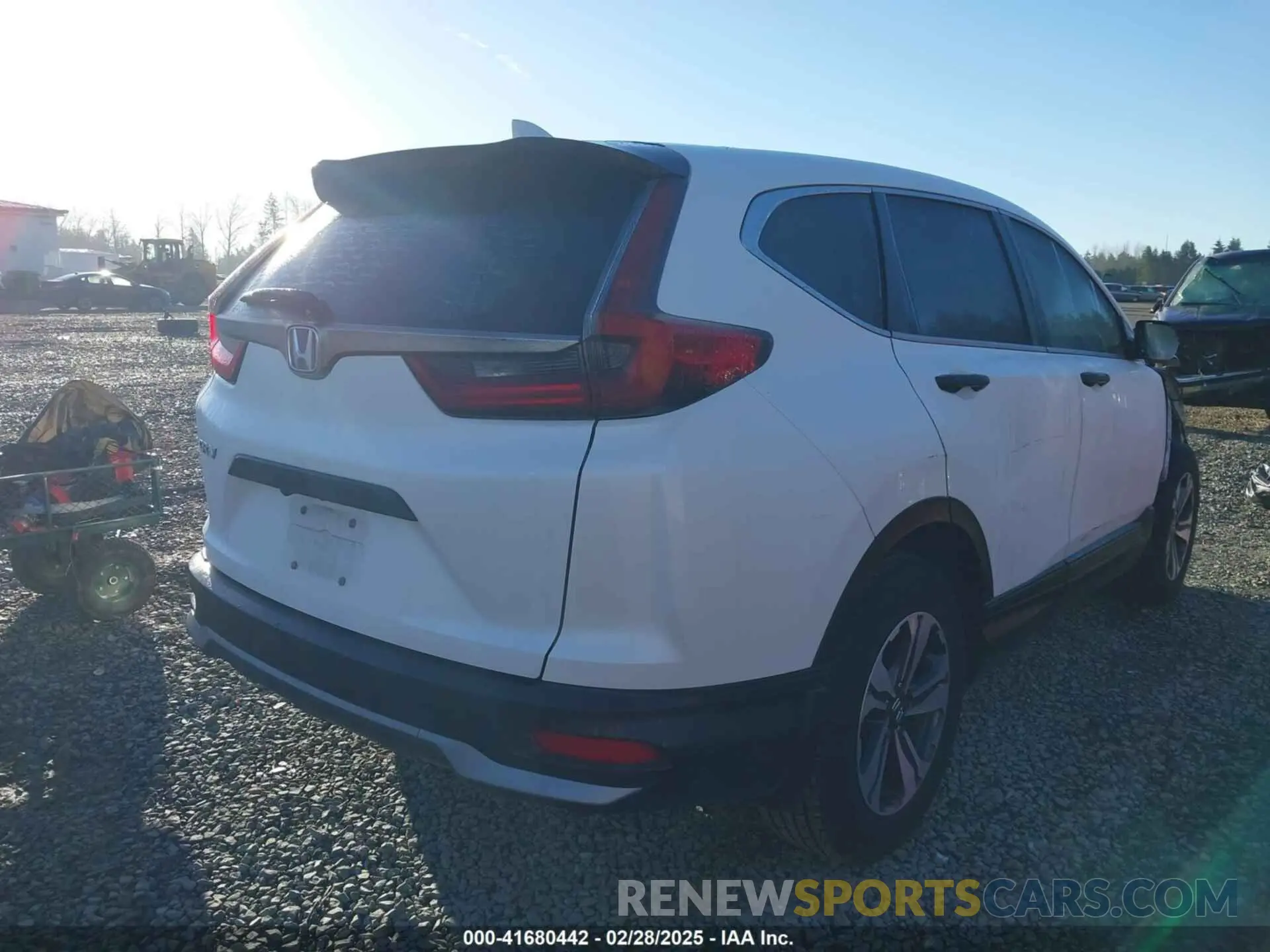 4 fotografías del automóvil dañado 7FARW1H29LE007833 HONDA CR-V 2020