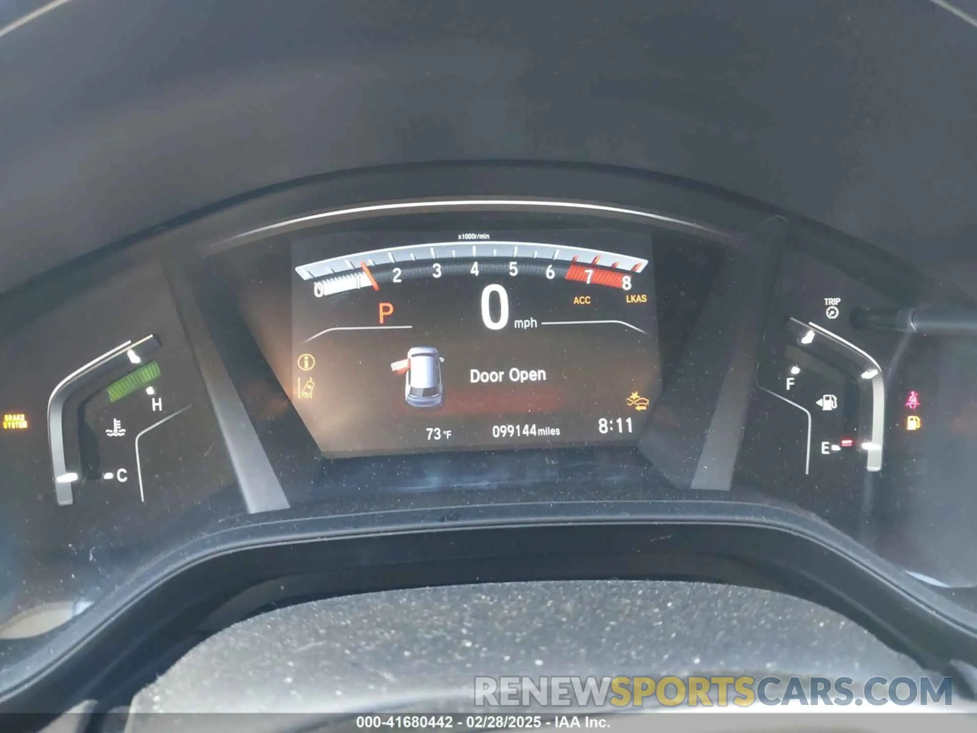 7 fotografías del automóvil dañado 7FARW1H29LE007833 HONDA CR-V 2020