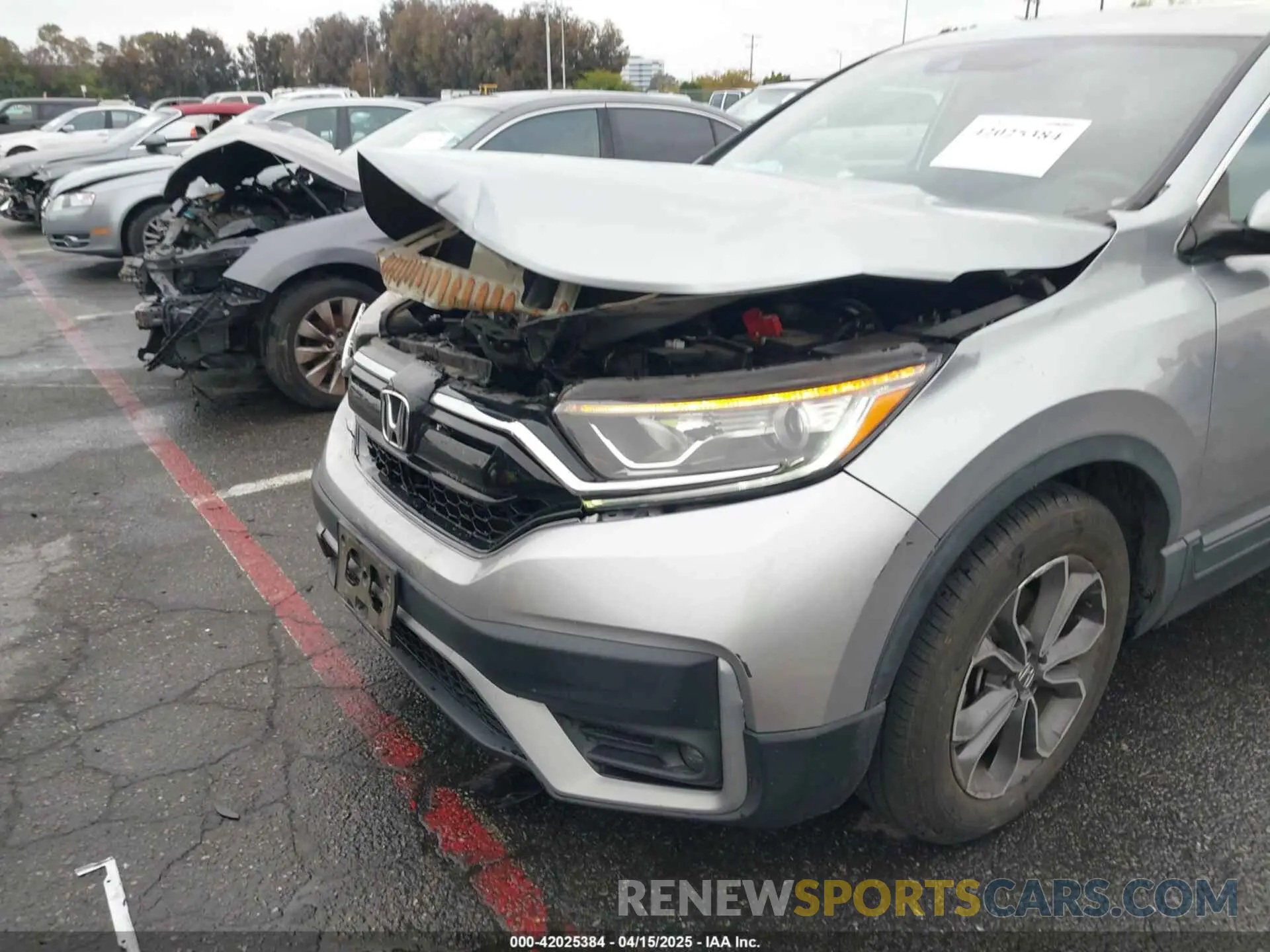 6 fotografías del automóvil dañado 7FARW1H52LE020448 HONDA CR-V 2020