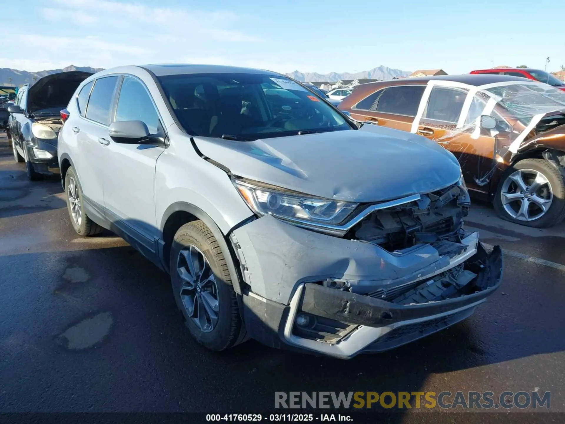 1 fotografías del automóvil dañado 7FARW1H53LE003139 HONDA CR-V 2020