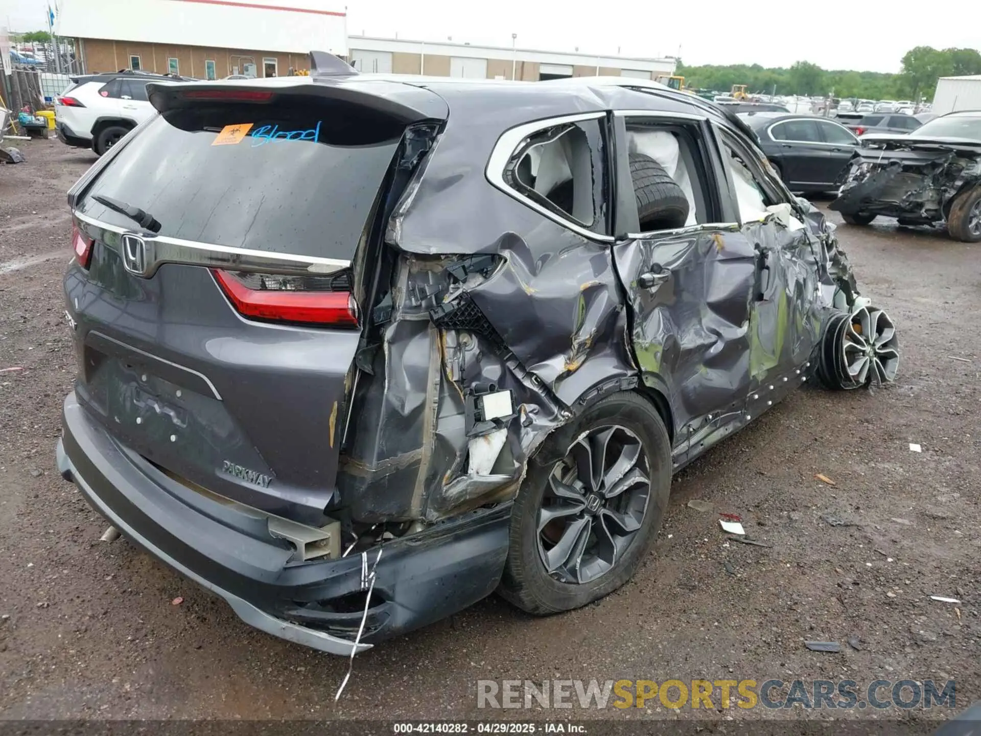 4 fotografías del automóvil dañado 7FARW1H55LE021819 HONDA CR-V 2020