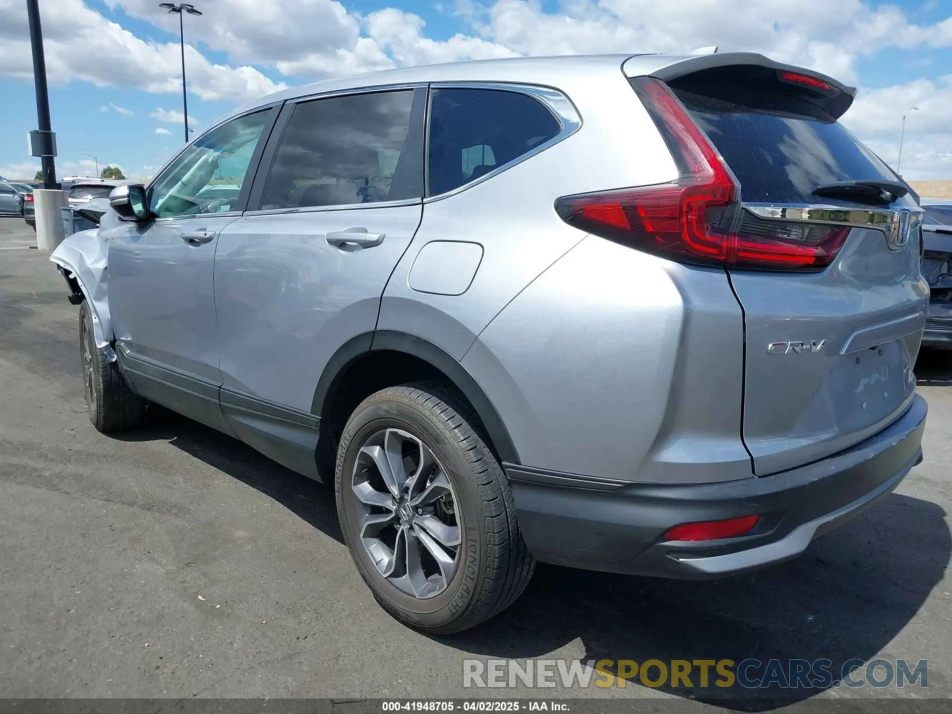 3 fotografías del automóvil dañado 7FARW1H56LE017004 HONDA CR-V 2020