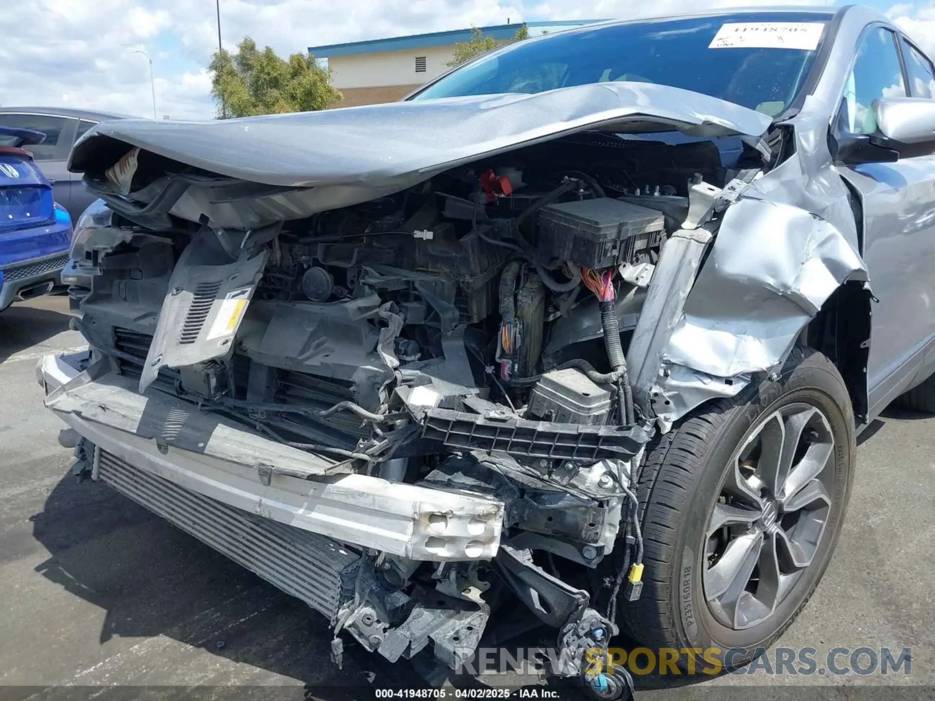 6 fotografías del automóvil dañado 7FARW1H56LE017004 HONDA CR-V 2020