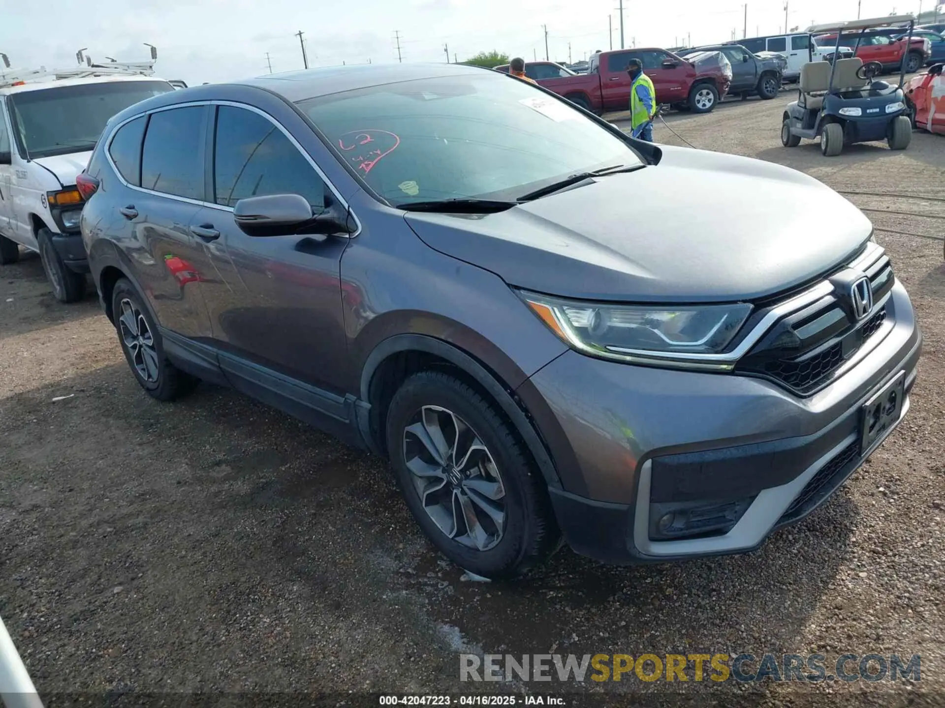 1 fotografías del automóvil dañado 7FARW1H85LE006800 HONDA CR-V 2020