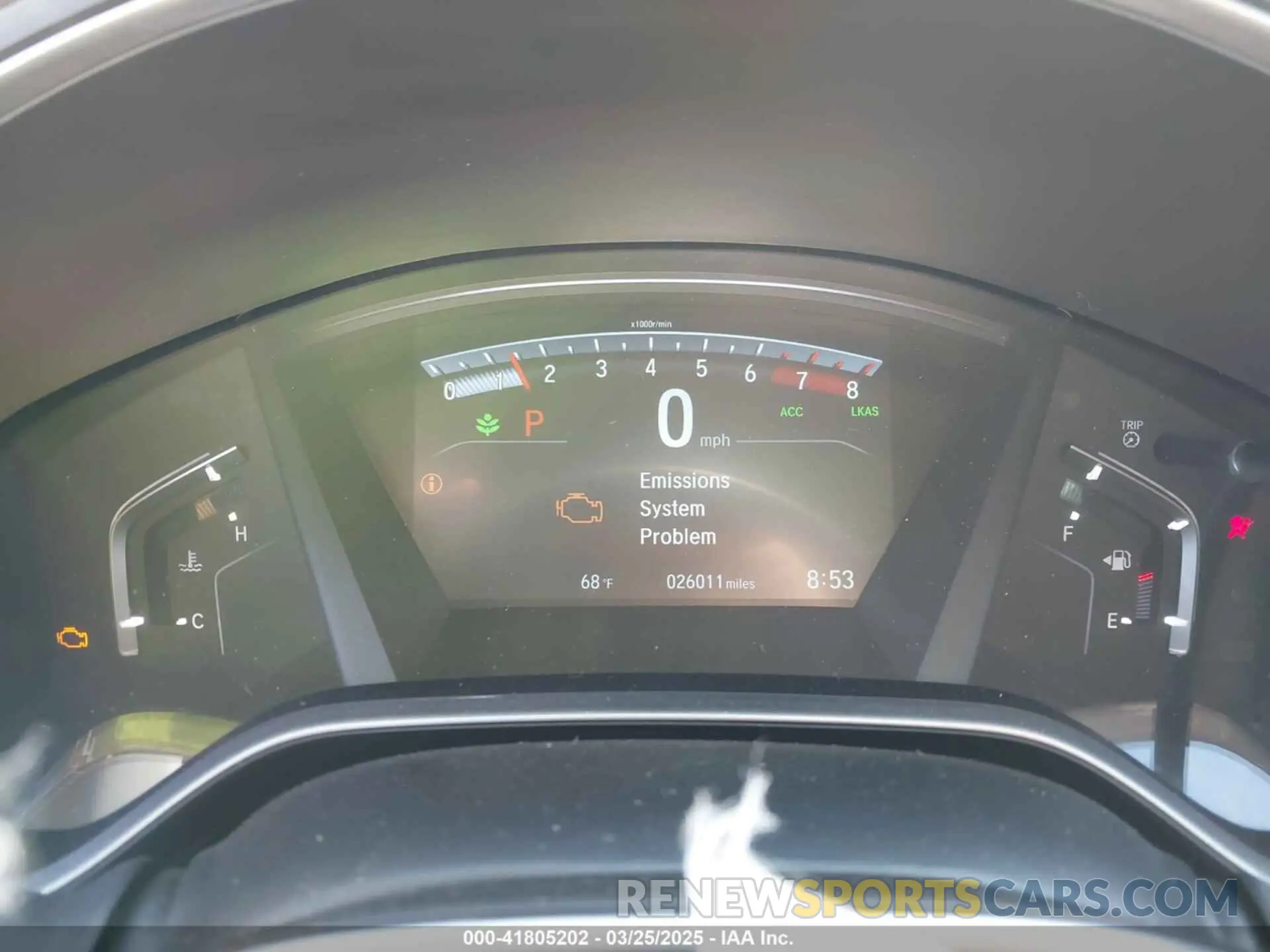 7 fotografías del automóvil dañado 7FARW1H88LE019461 HONDA CR-V 2020