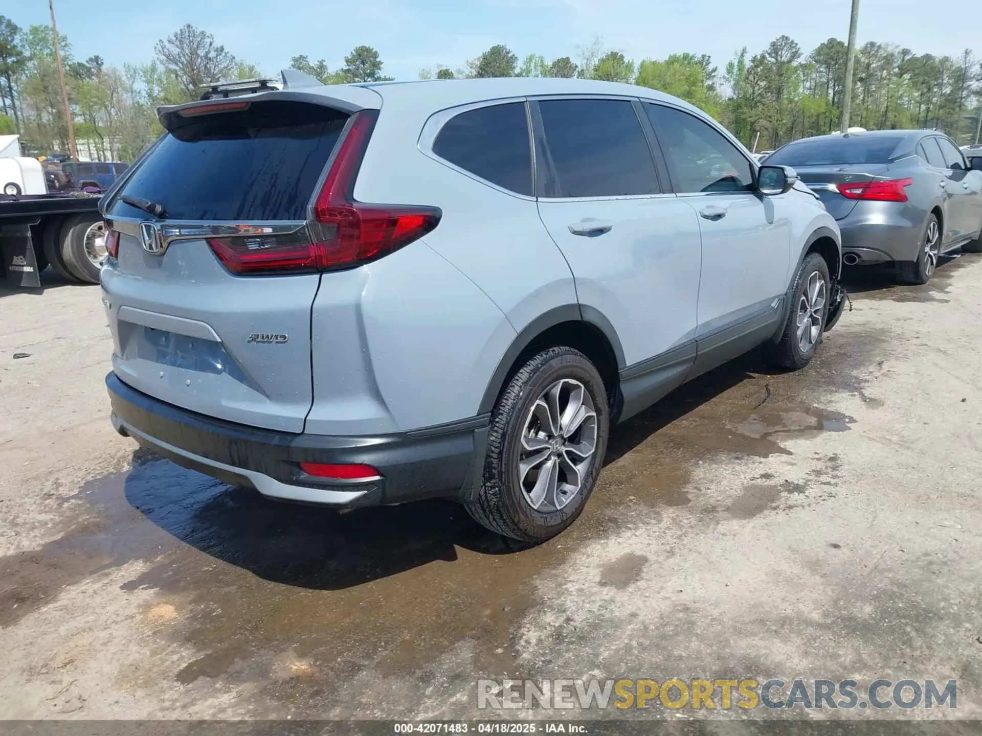 4 fotografías del automóvil dañado 7FARW2H51LE007051 HONDA CR-V 2020