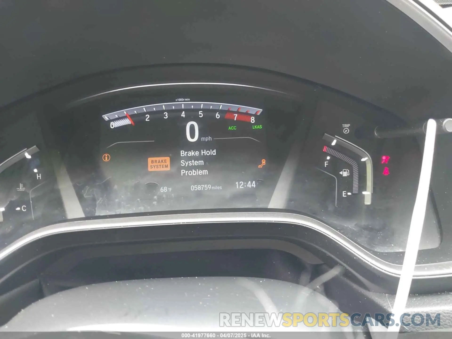 7 fotografías del automóvil dañado 7FARW2H55LE005884 HONDA CR-V 2020