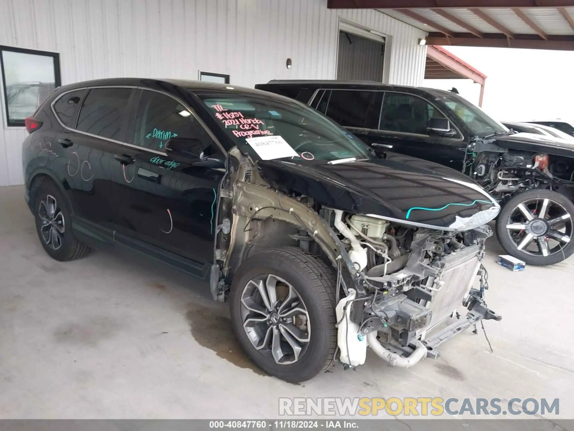 1 fotografías del automóvil dañado 2HKRW1H50MH413492 HONDA CR-V 2021