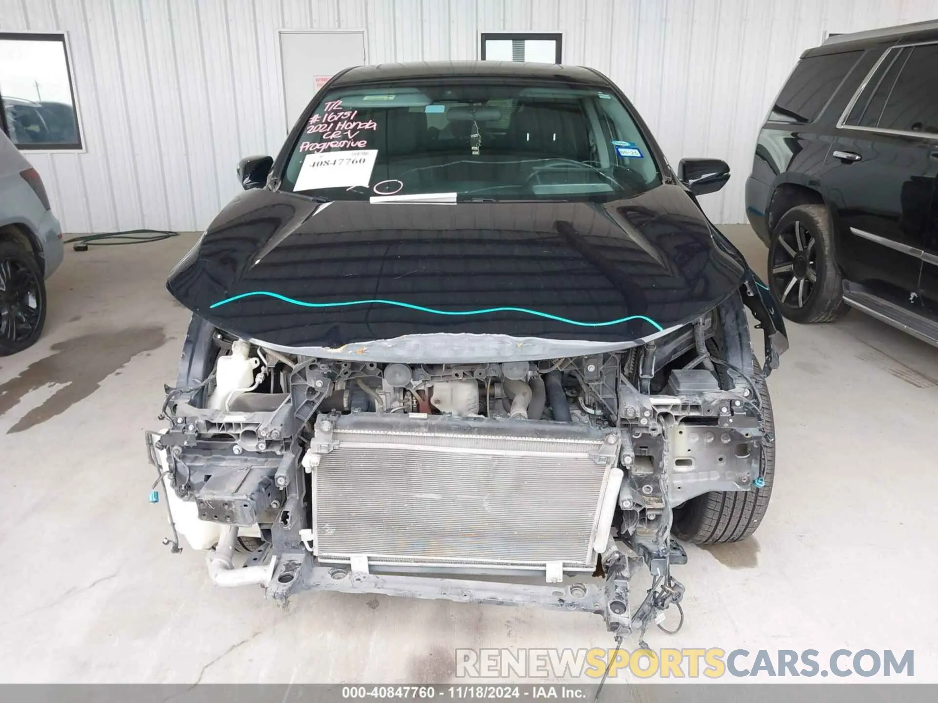 12 fotografías del automóvil dañado 2HKRW1H50MH413492 HONDA CR-V 2021