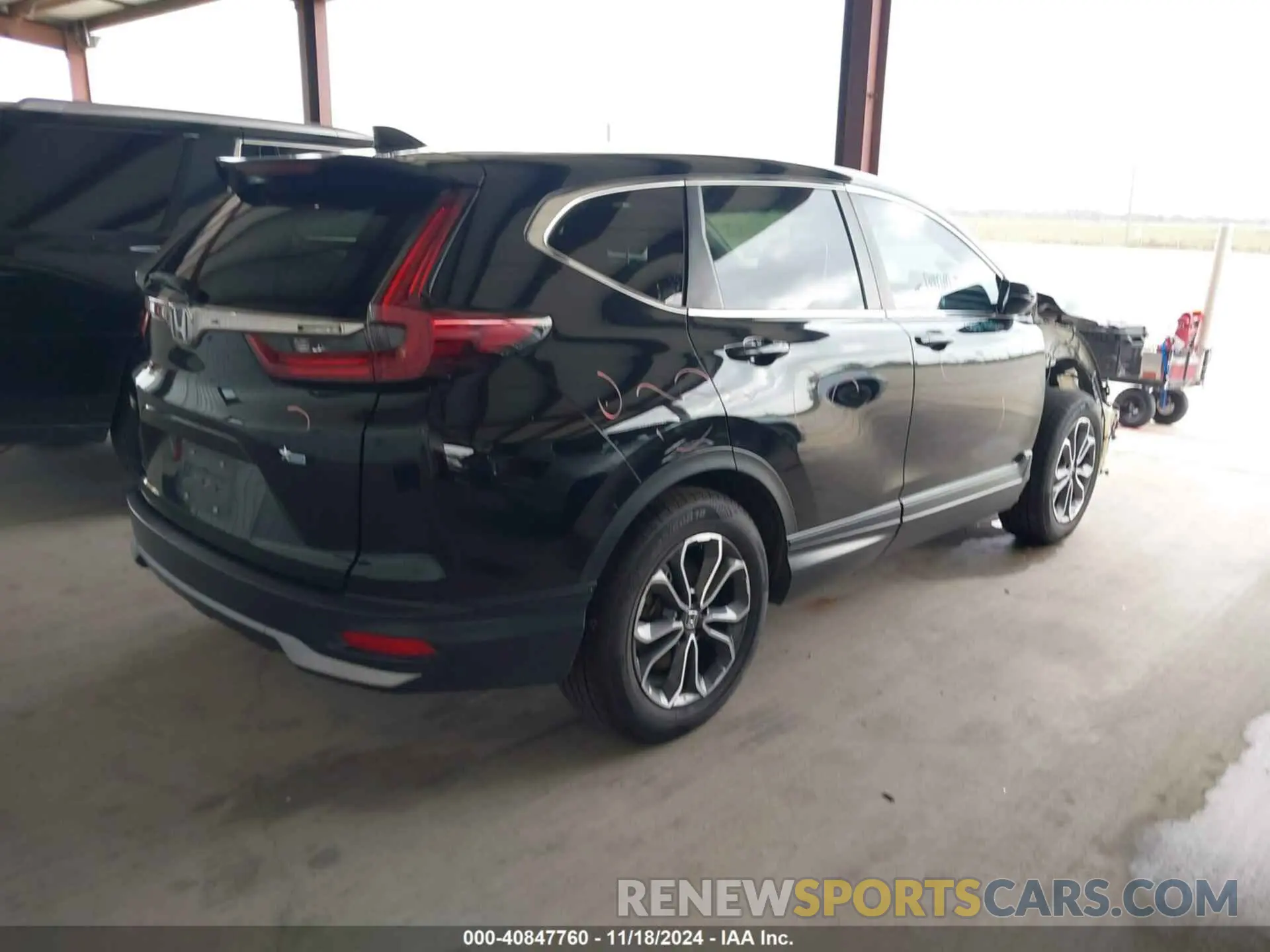 4 fotografías del automóvil dañado 2HKRW1H50MH413492 HONDA CR-V 2021