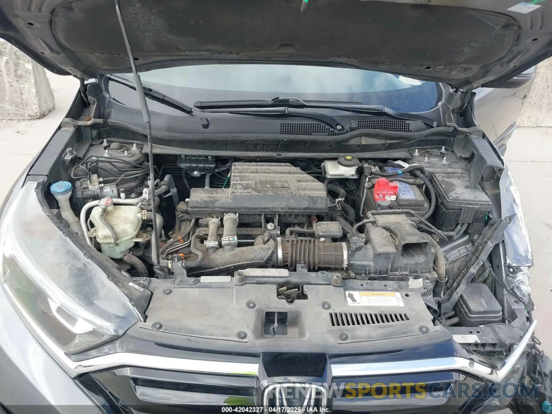 10 fotografías del automóvil dañado 2HKRW1H50MH424797 HONDA CR-V 2021