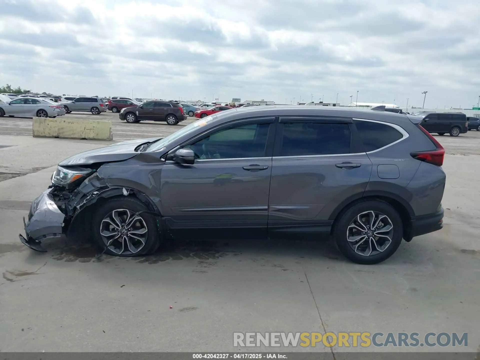 14 fotografías del automóvil dañado 2HKRW1H50MH424797 HONDA CR-V 2021