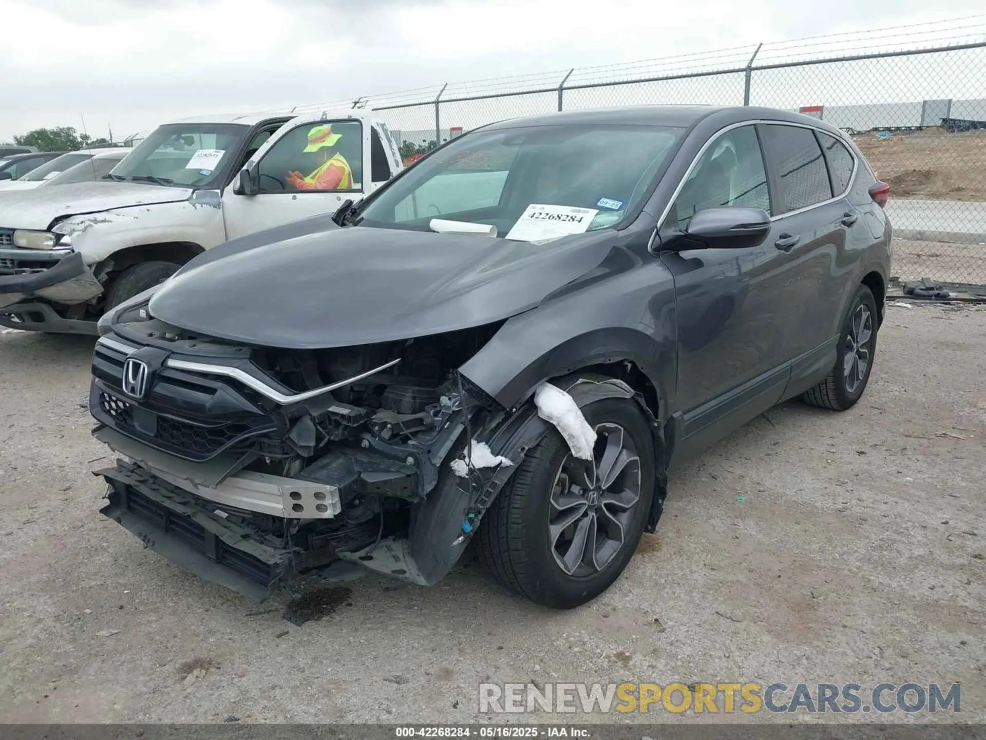2 fotografías del automóvil dañado 2HKRW1H51MH403599 HONDA CR-V 2021