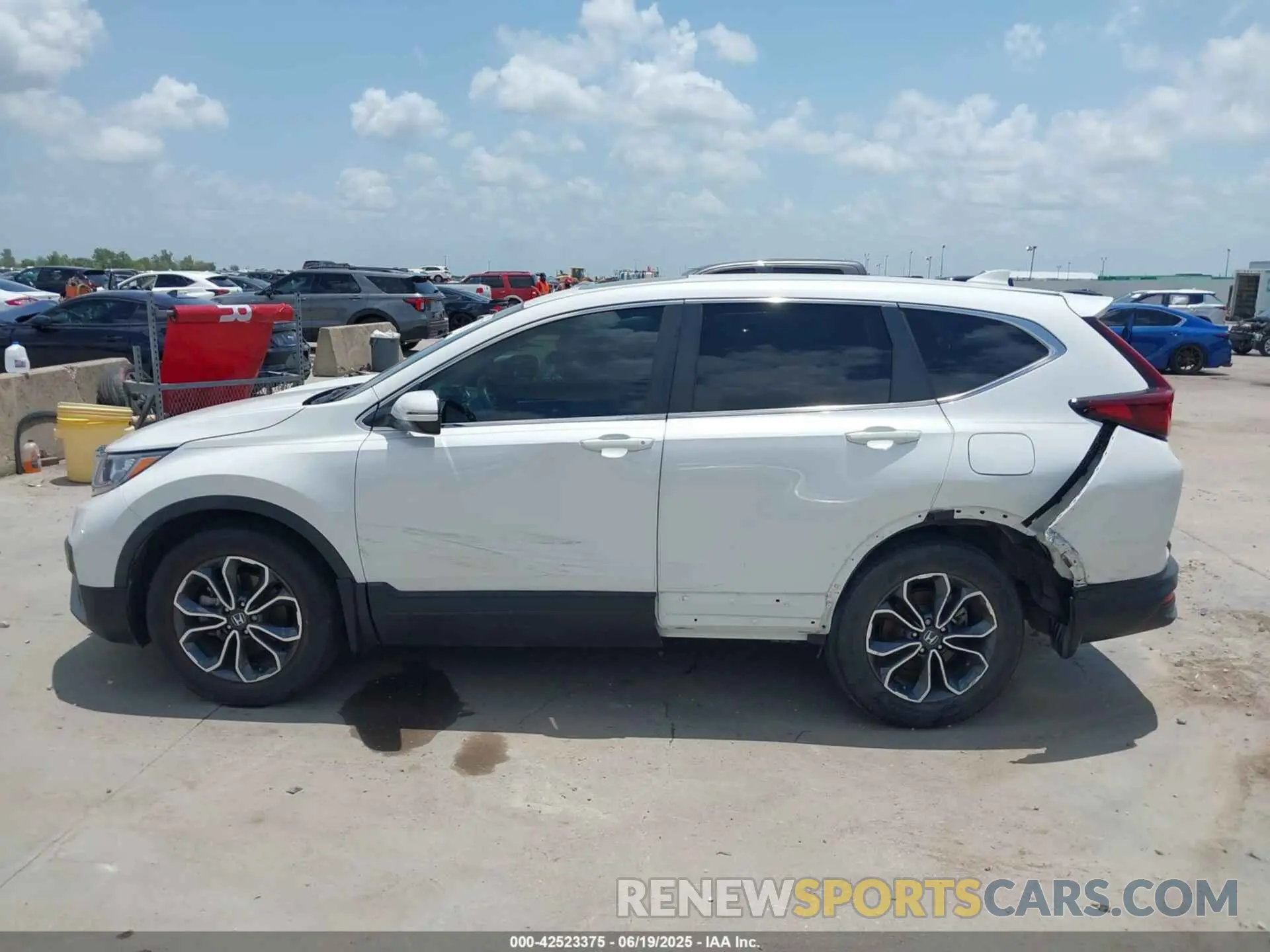 15 fotografías del automóvil dañado 2HKRW1H51MH403912 HONDA CR-V 2021