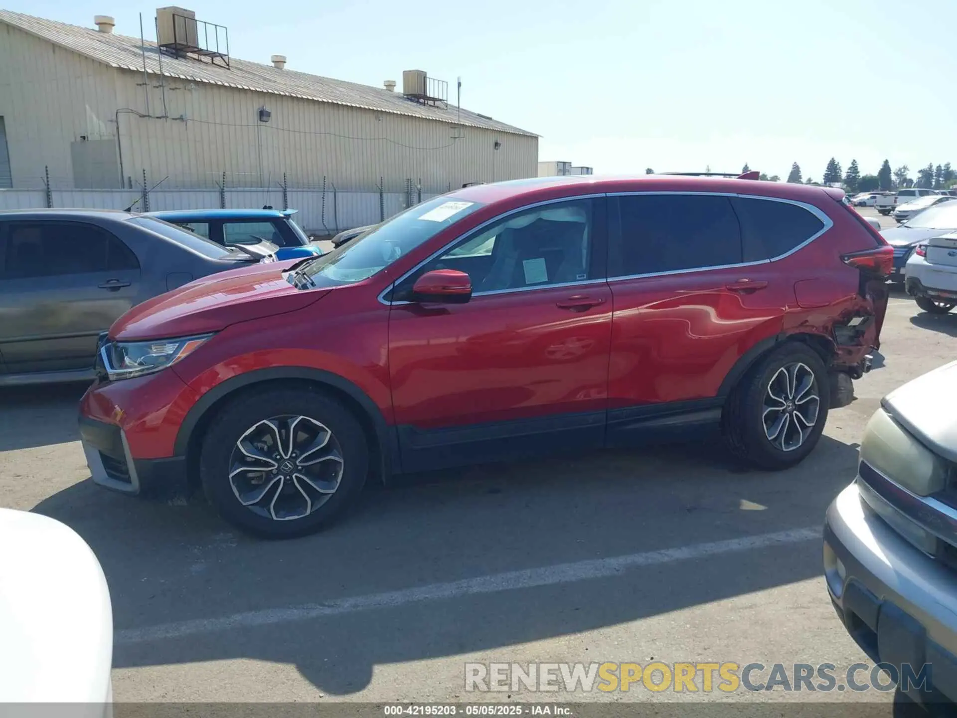 15 fotografías del automóvil dañado 2HKRW1H51MH413274 HONDA CR-V 2021