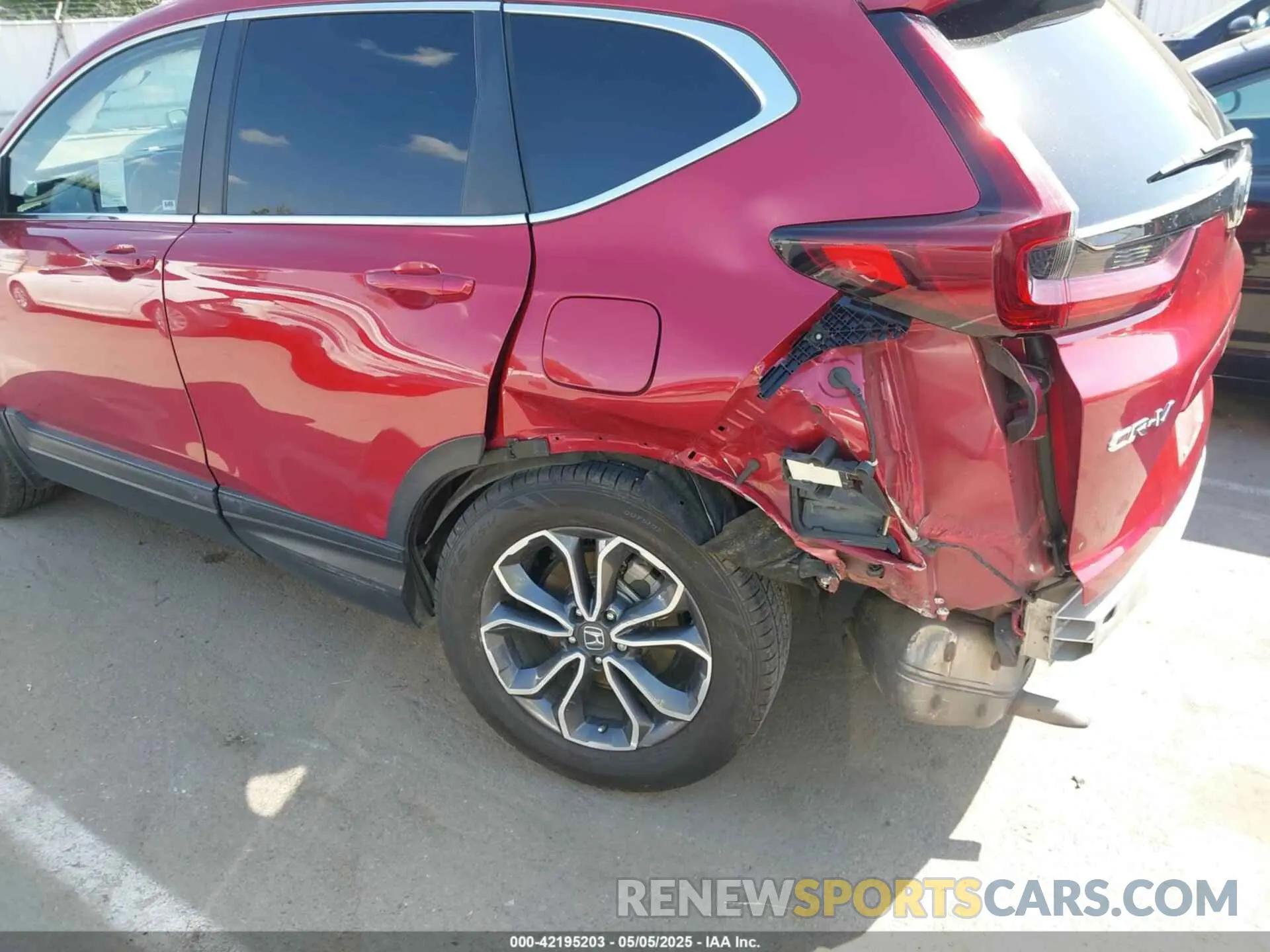 6 fotografías del automóvil dañado 2HKRW1H51MH413274 HONDA CR-V 2021